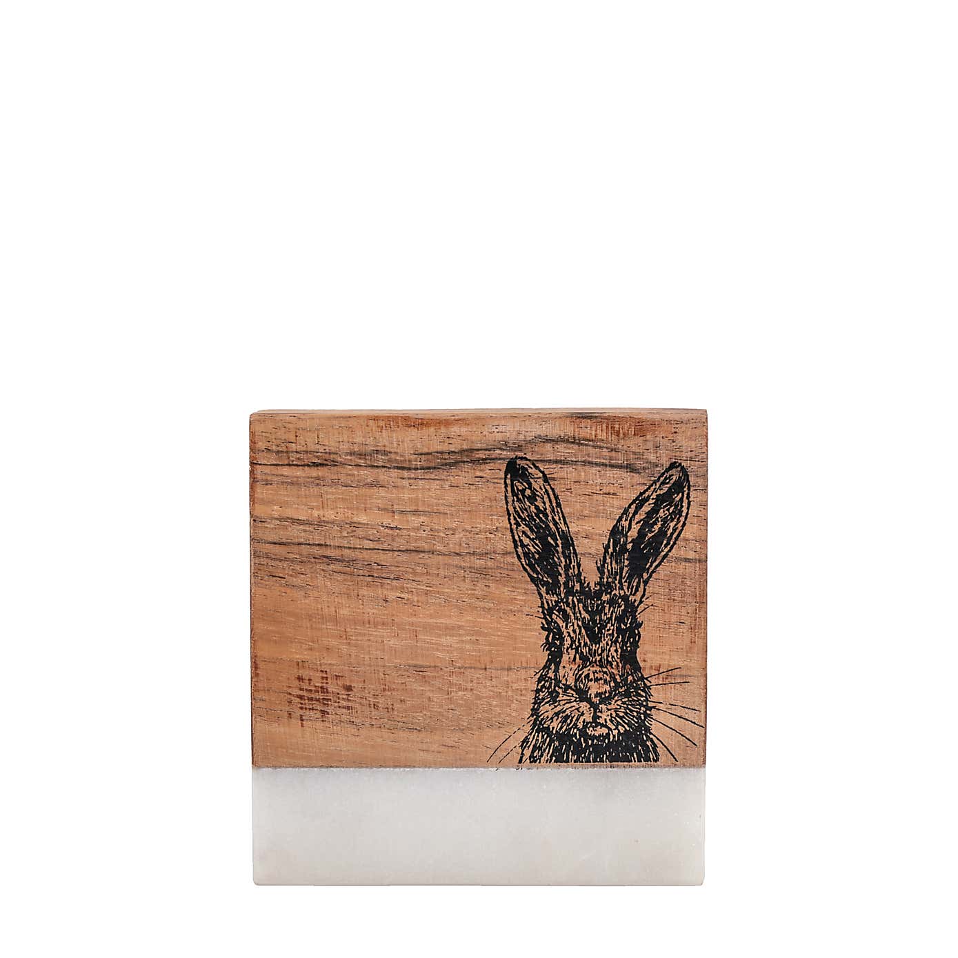 Set of 4 Marble Hare Coasters
