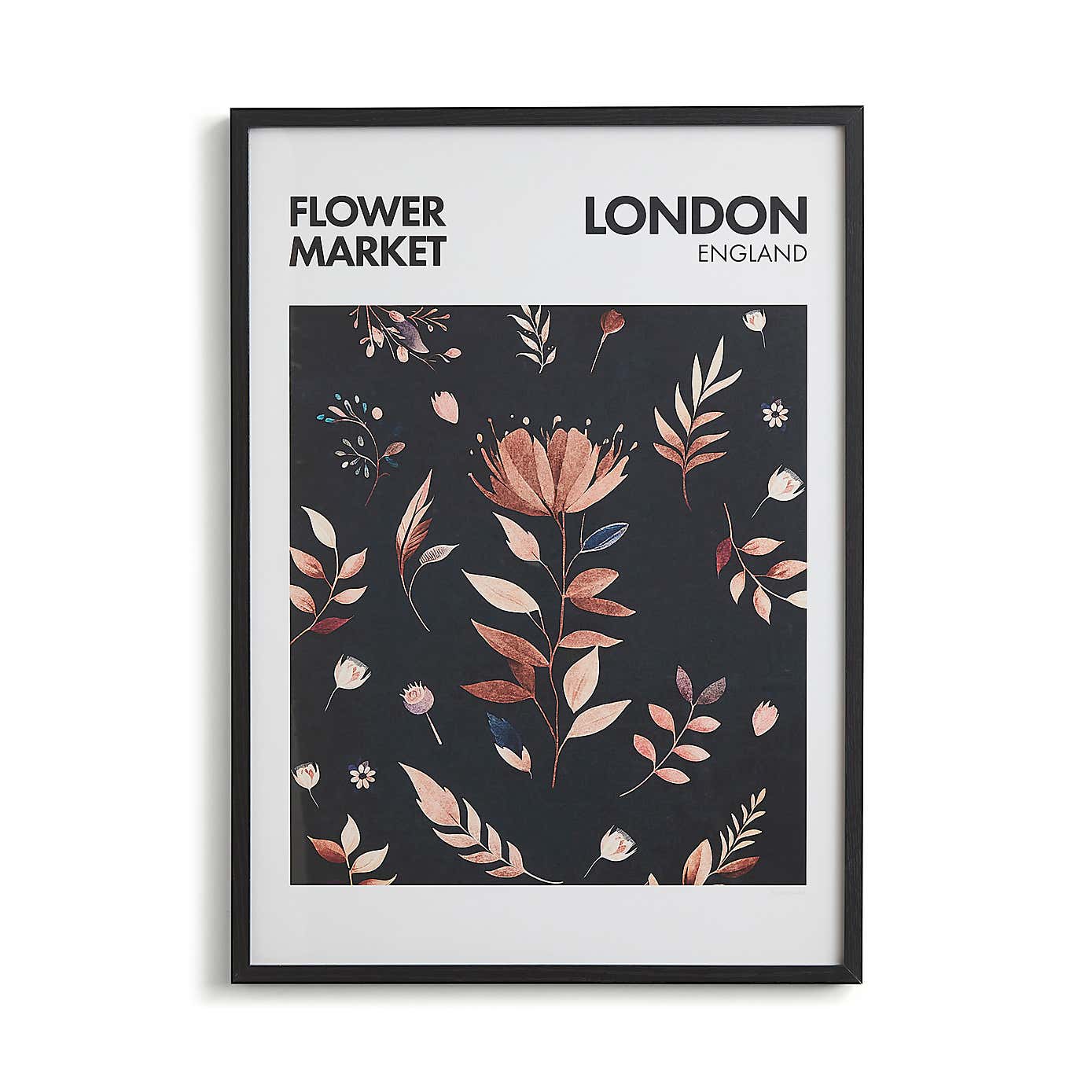 Flower Market London Framed Print
