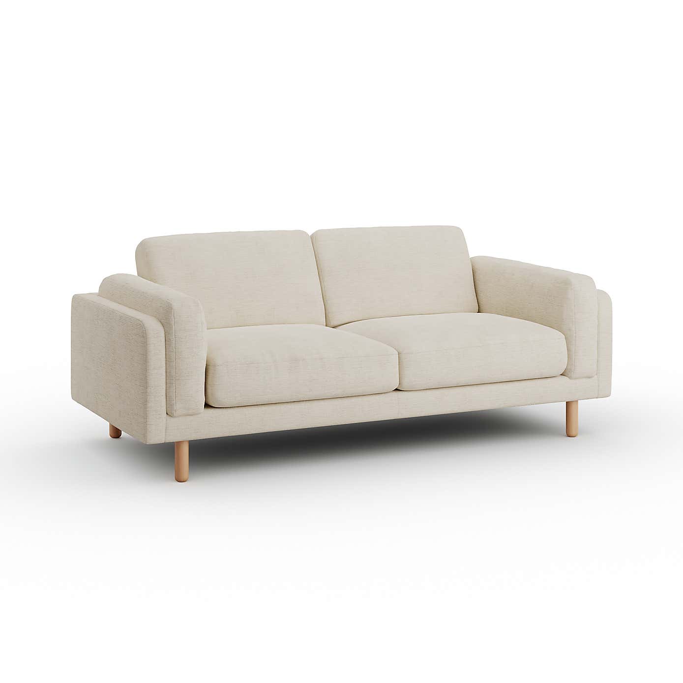 Newton Chunky Tonal Weave 3 Seater Sofa