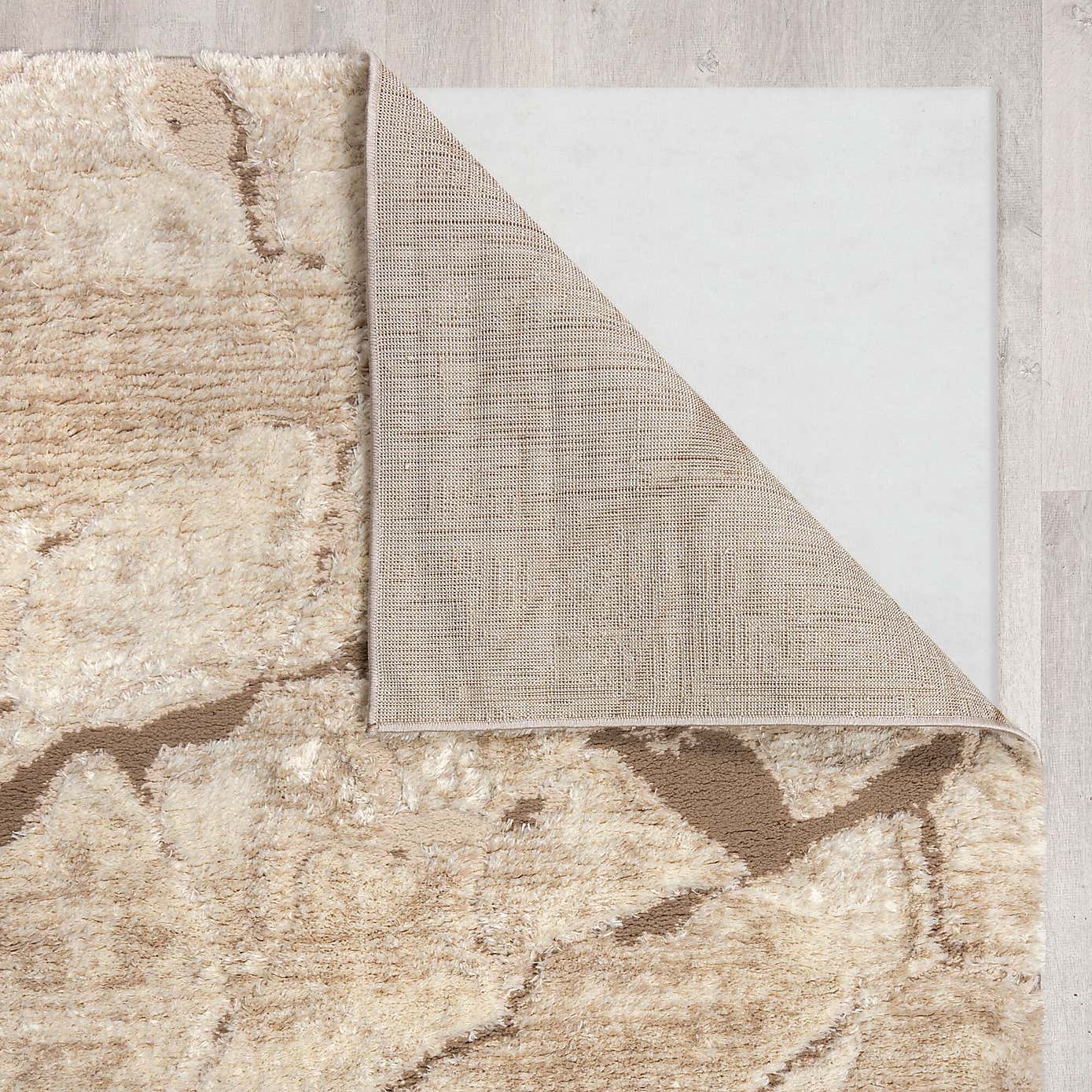 Glacier Luxury Marble Shaggy Rug