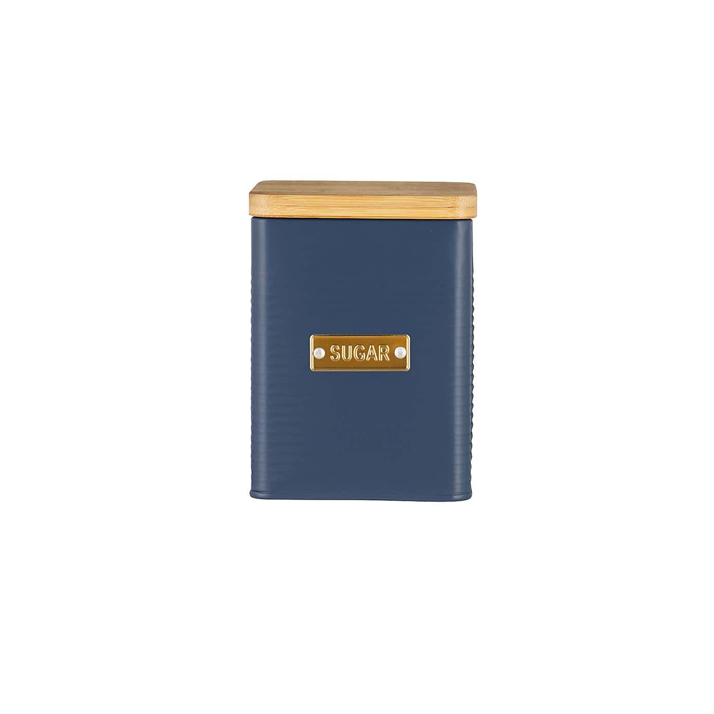 Otto Square Navy Tea Canister