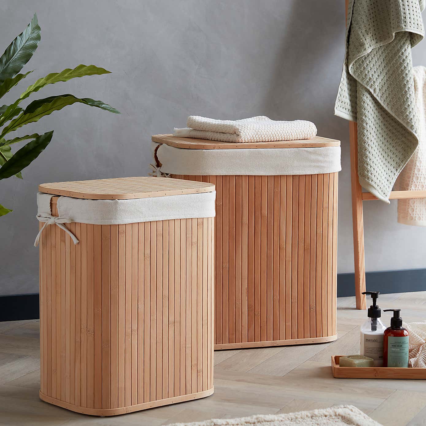 Woodford Bamboo Large Laundry Hamper
