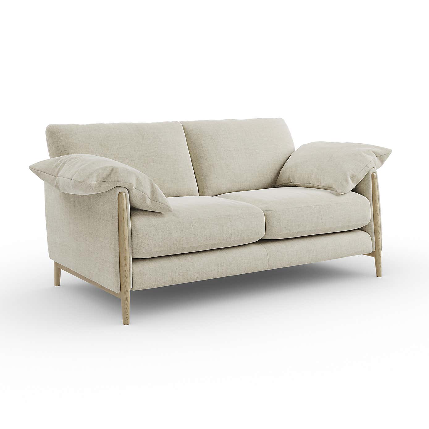 Hector Tonal Plush Chenille 3 Seater Sofa
