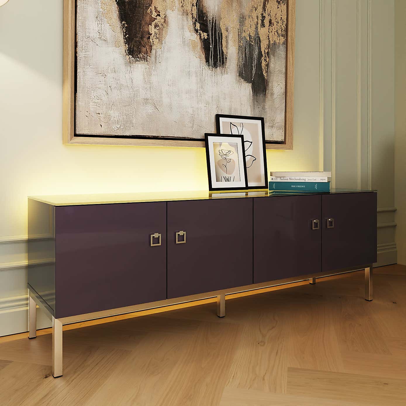 Lyra Low Smart TV Unit for TVs up to 70"