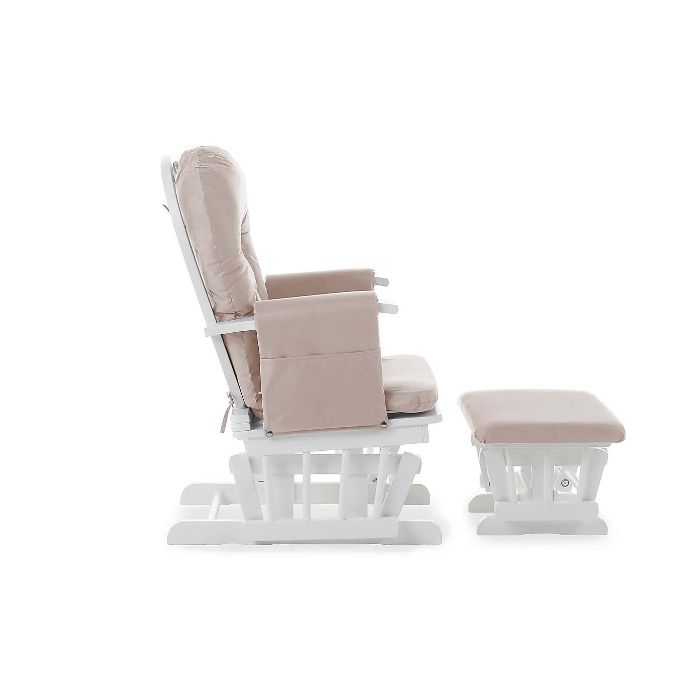 Obaby Reclining Glider Chair and Stool