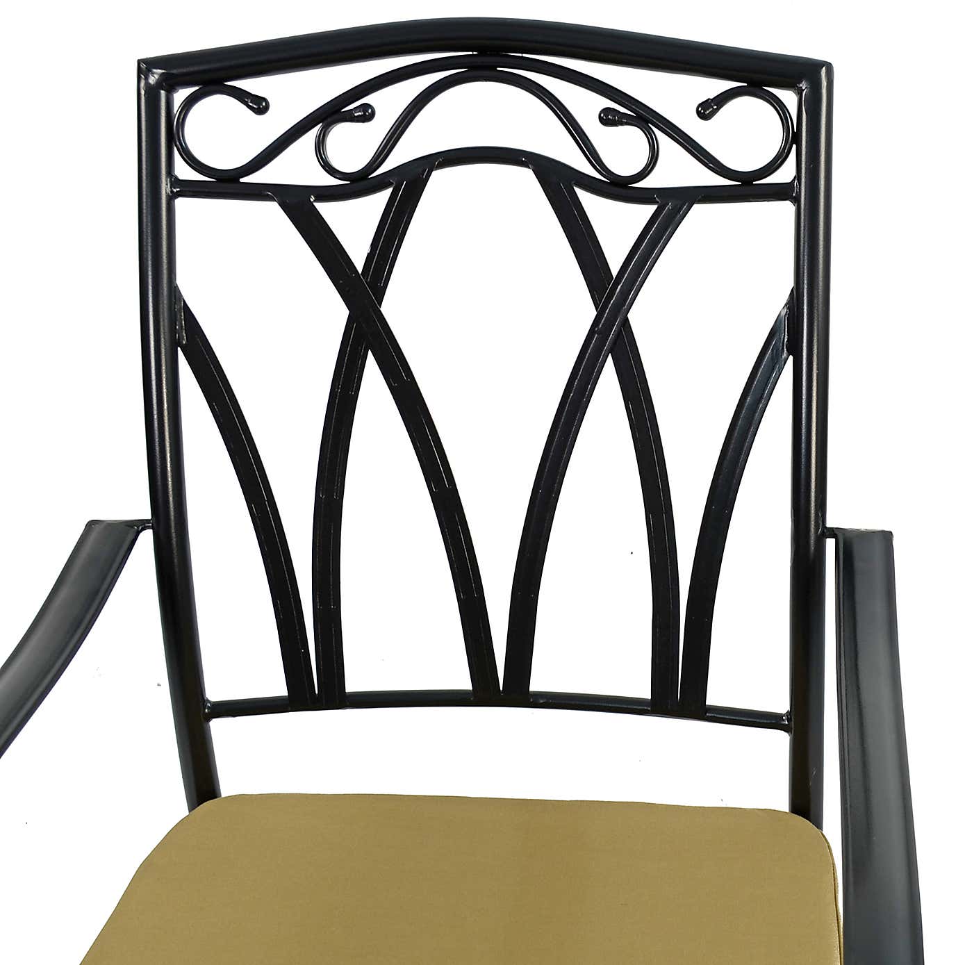 Dallas 76cm Bistro Table Set with 2 Austin Chairs