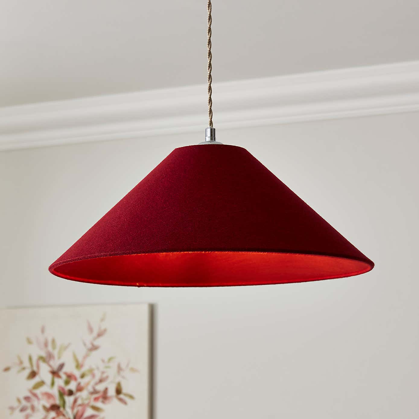 Churchgate Ashby Conical Extreme Empire Easy Fit Lamp Shade