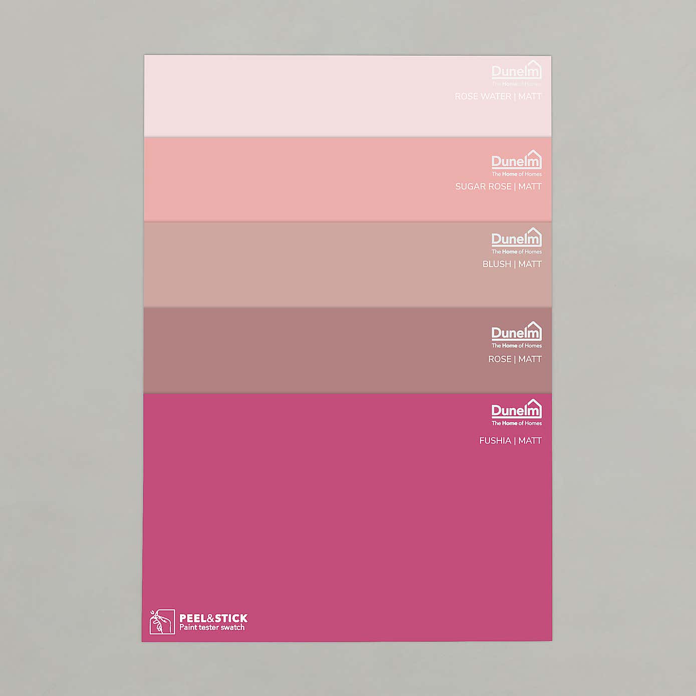 Matte Pink Paint Sample Bundle