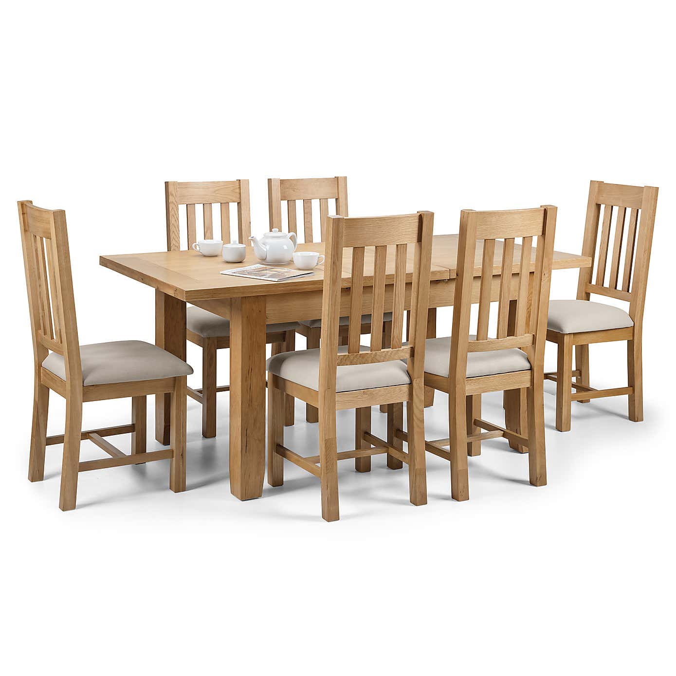 Astoria Extending Dining Table with 6 Hereford Chairs