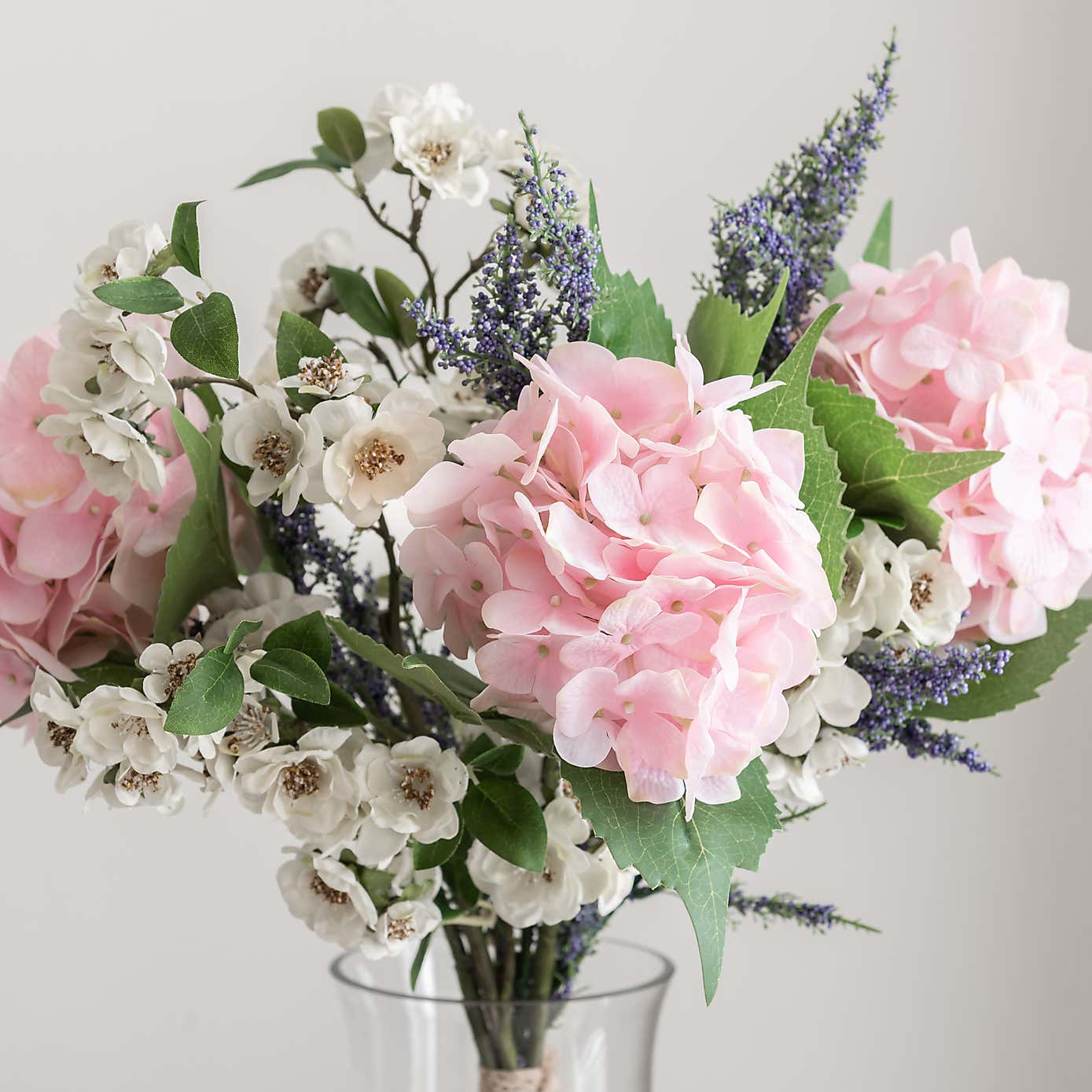 Artificial Pink Matilda Hydrangea Bouquet