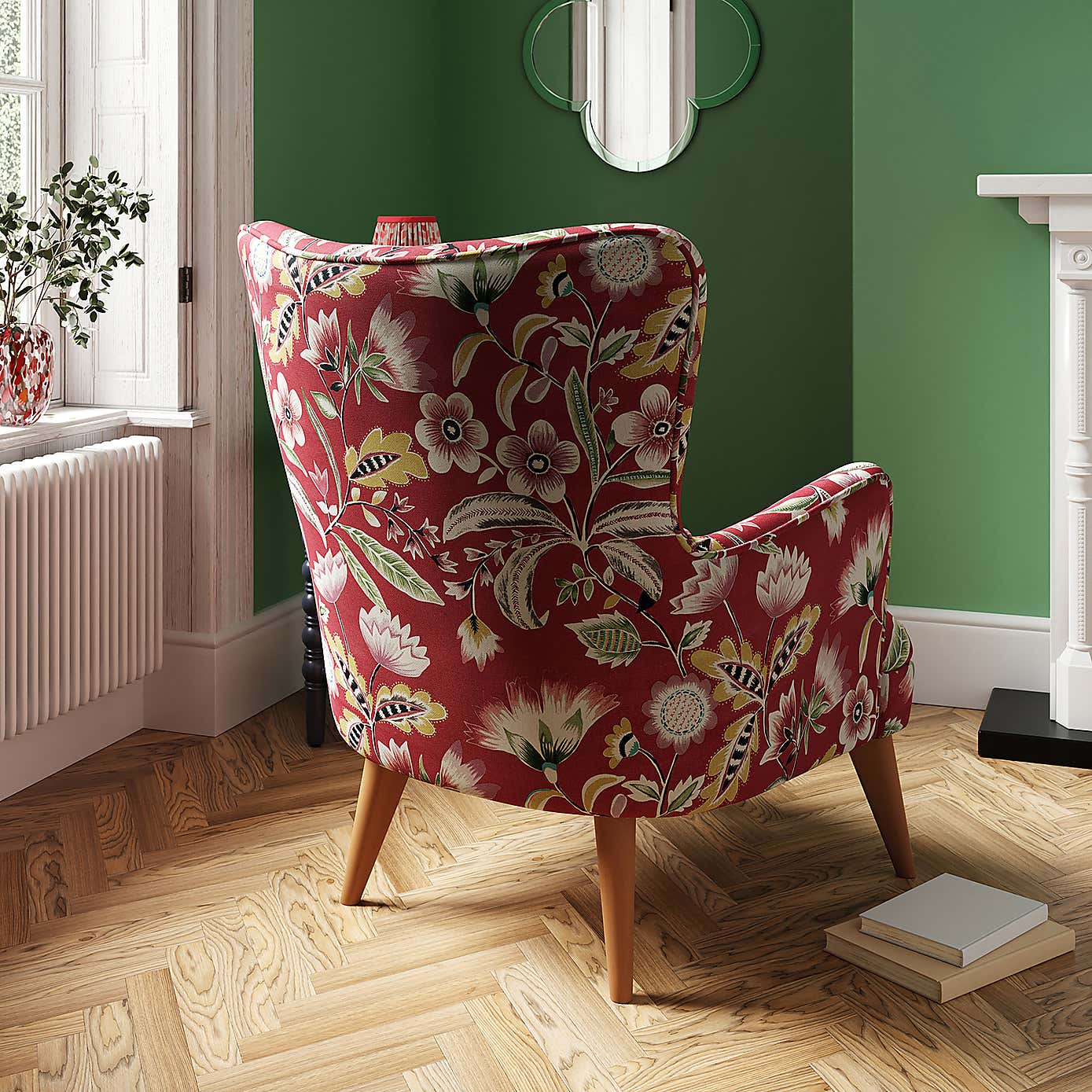 Joy Floral Upholstery Fabric Sample