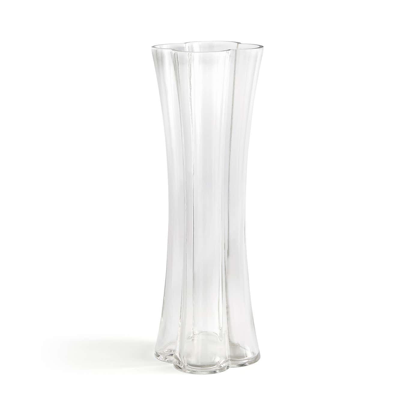 Fluted Glass Vase