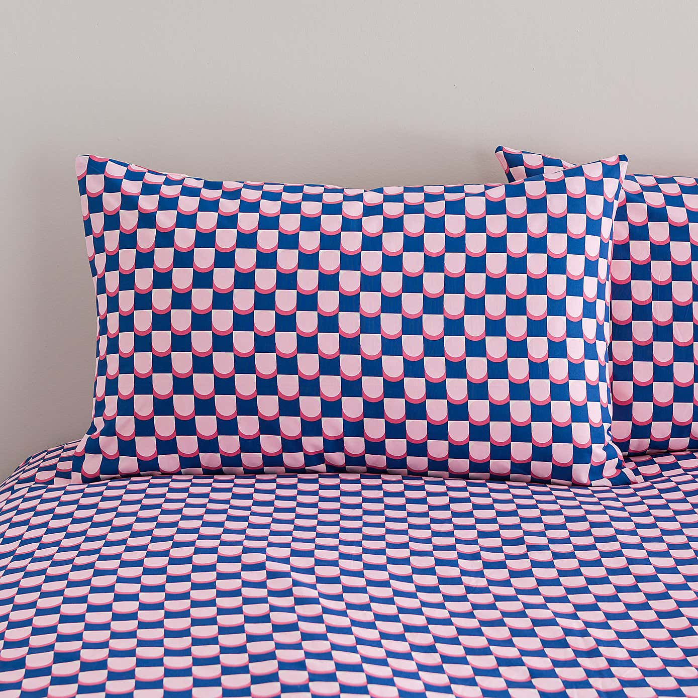 Tallie Retro Cotton Duvet Cover & Pillowcase Set