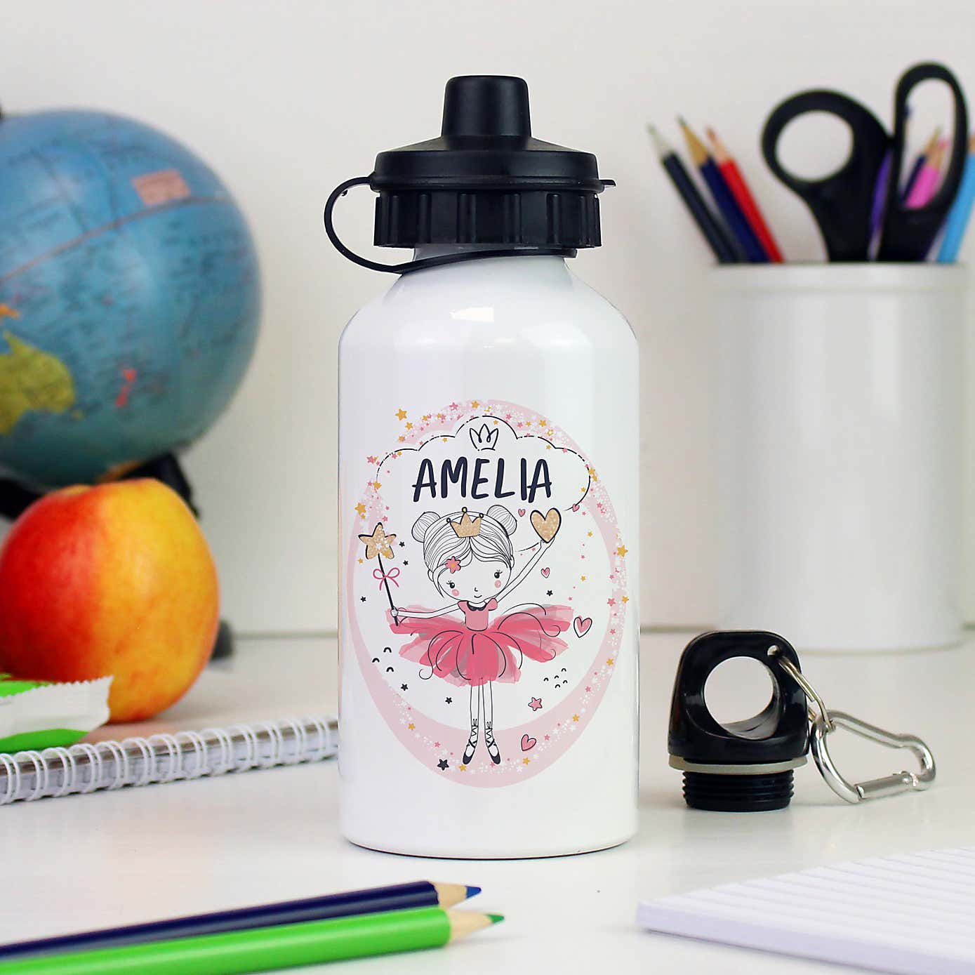 Personalised Fairy Metal Drinks Bottle