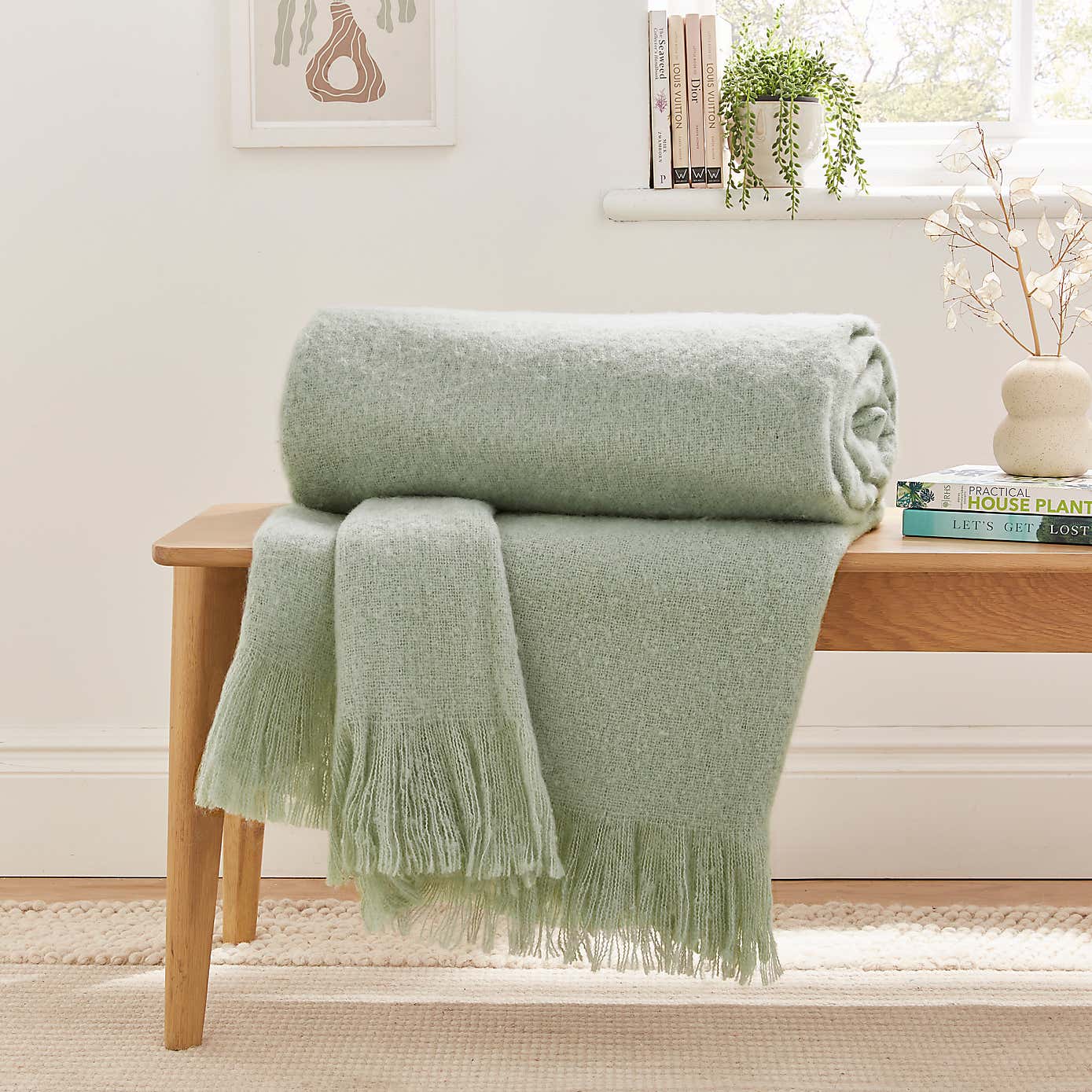 Faux Mohair Throw 235cm x 235cm