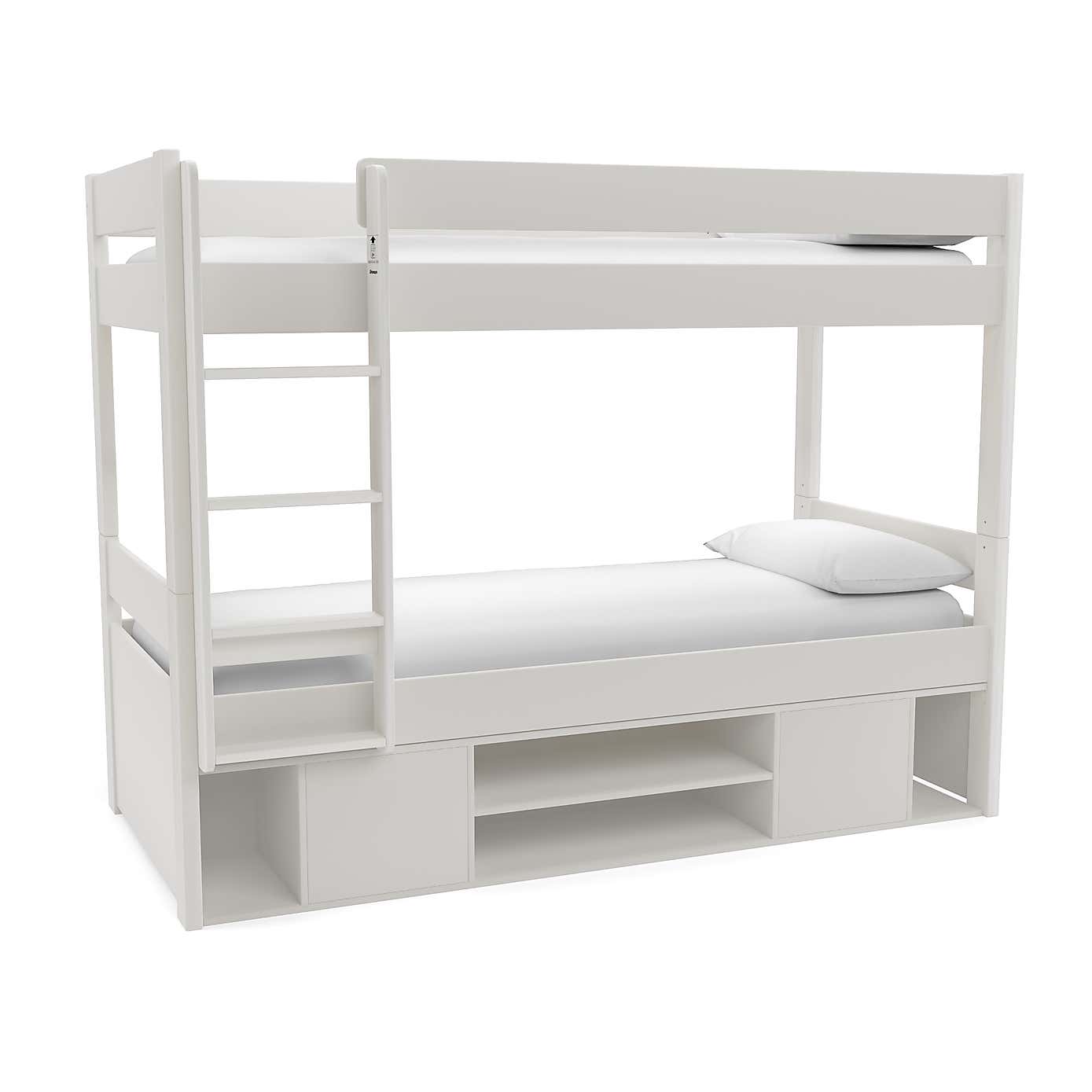 Stompa Uno Bunk Bed With Under Bed Storage, Pine