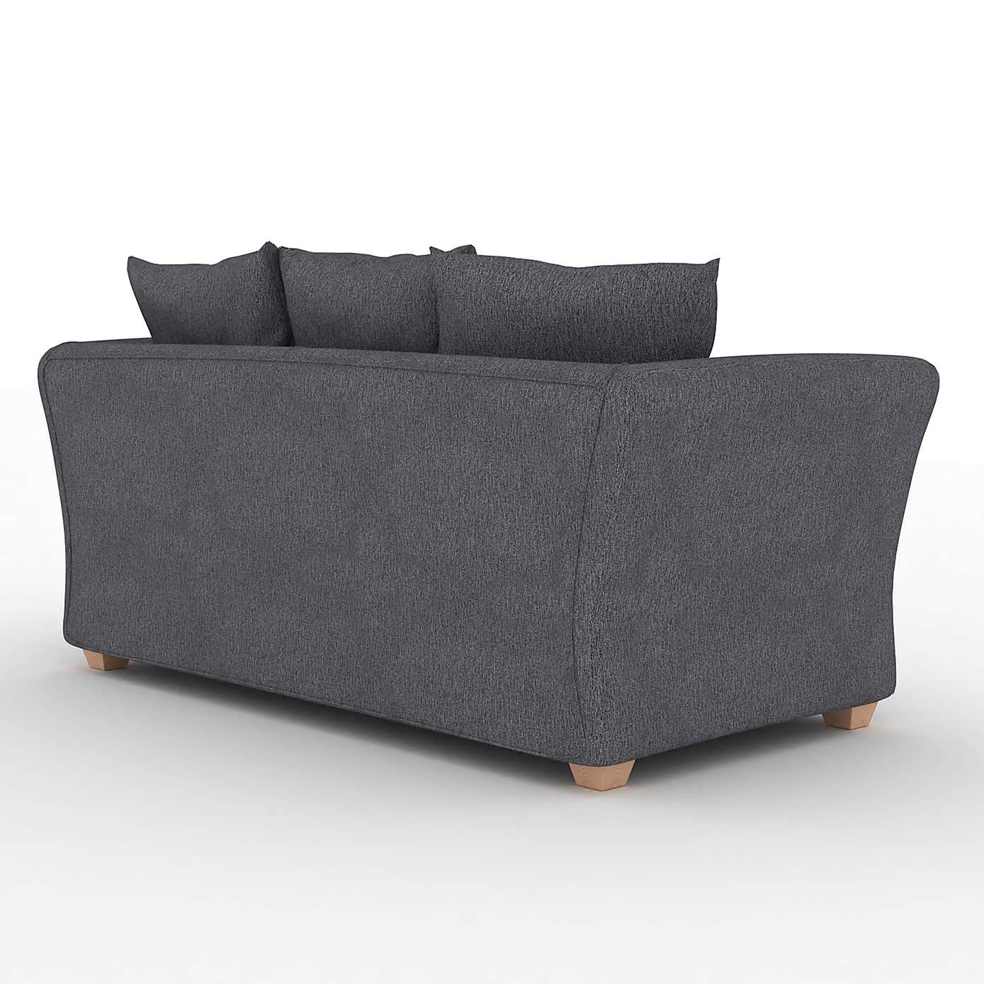 Emmett Woven Fabric 2 Seater Double Sofa Bed