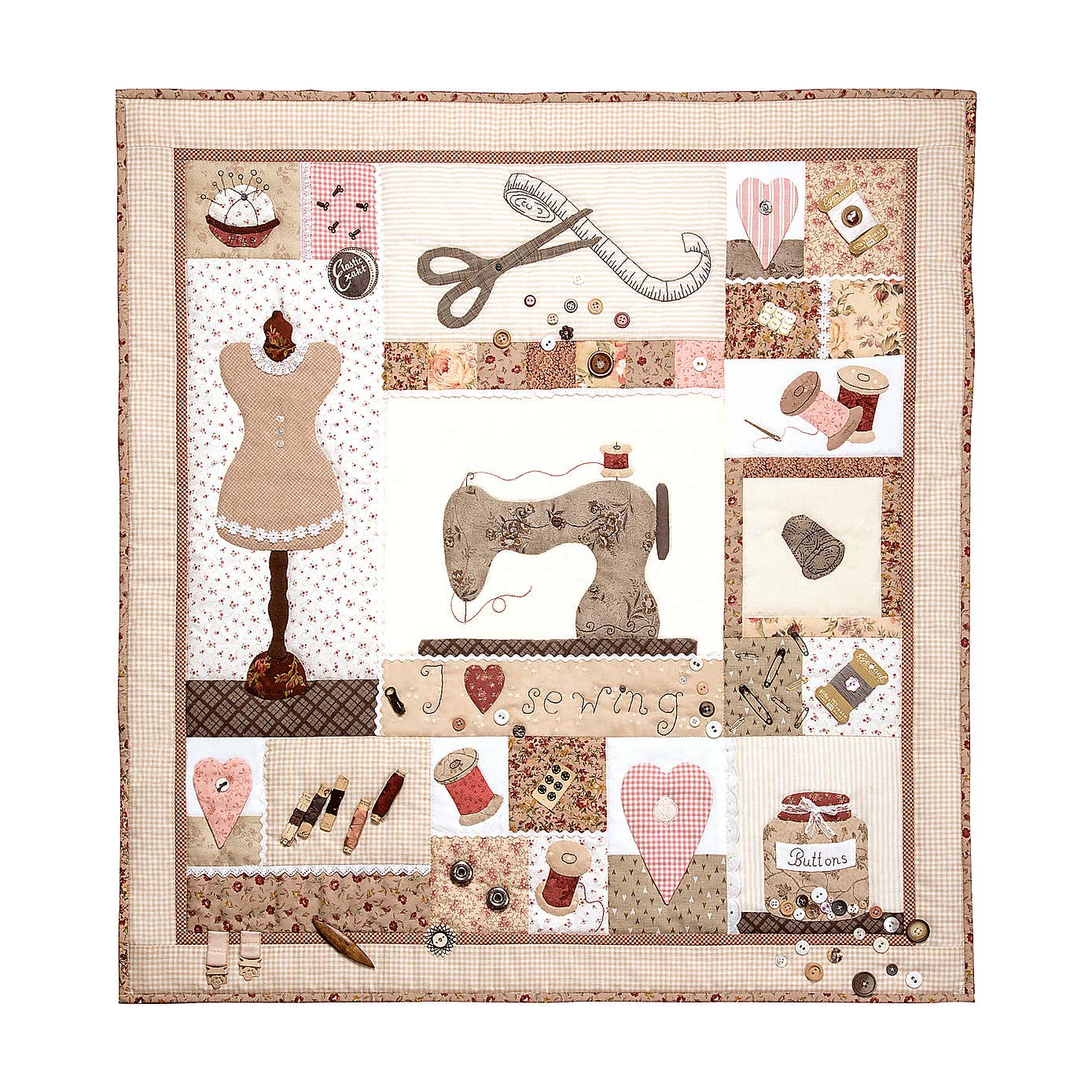 Thread Set Natural Cotton No.50 20x100m