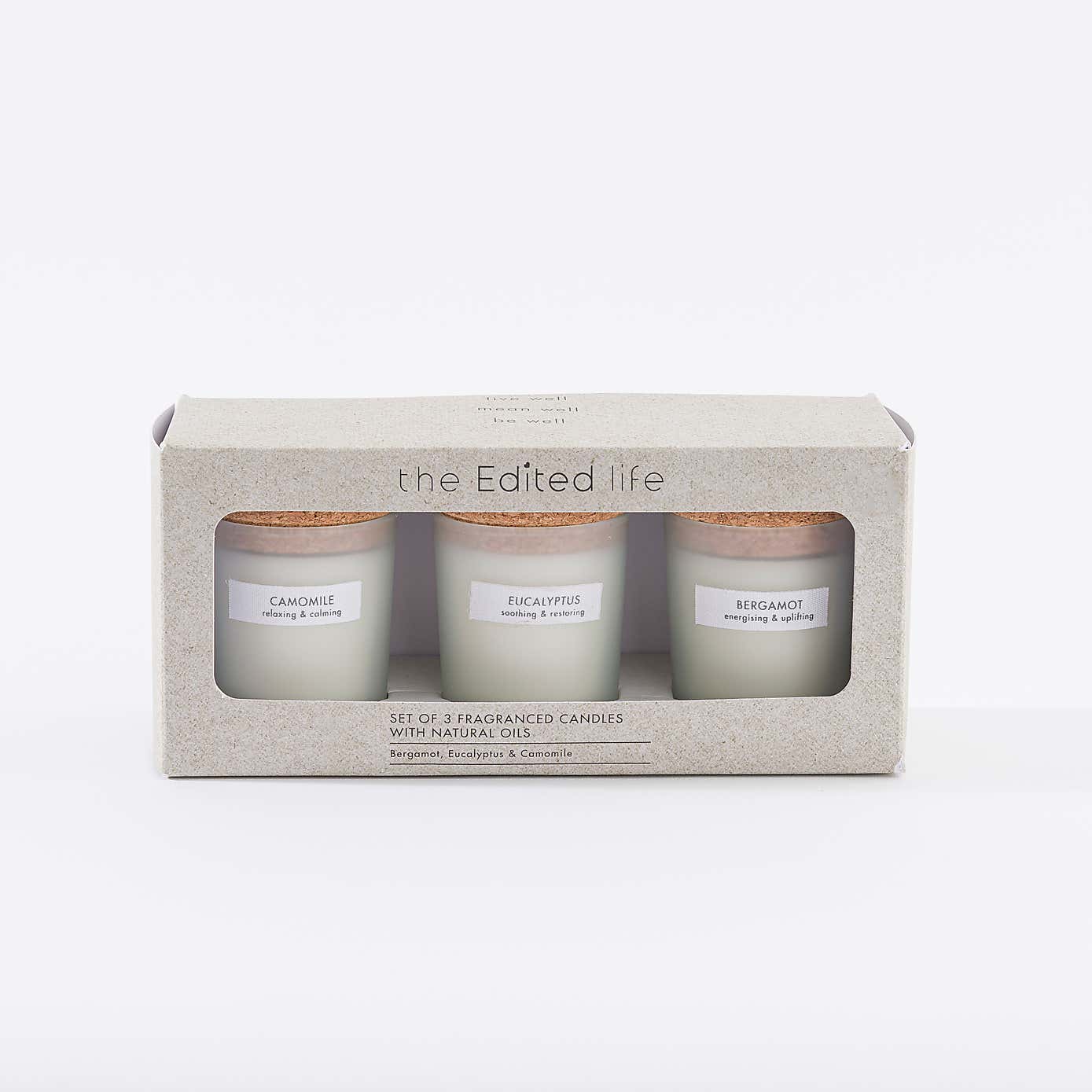 Bergamot, Eucalyptus & Camomile Candle Gift Set