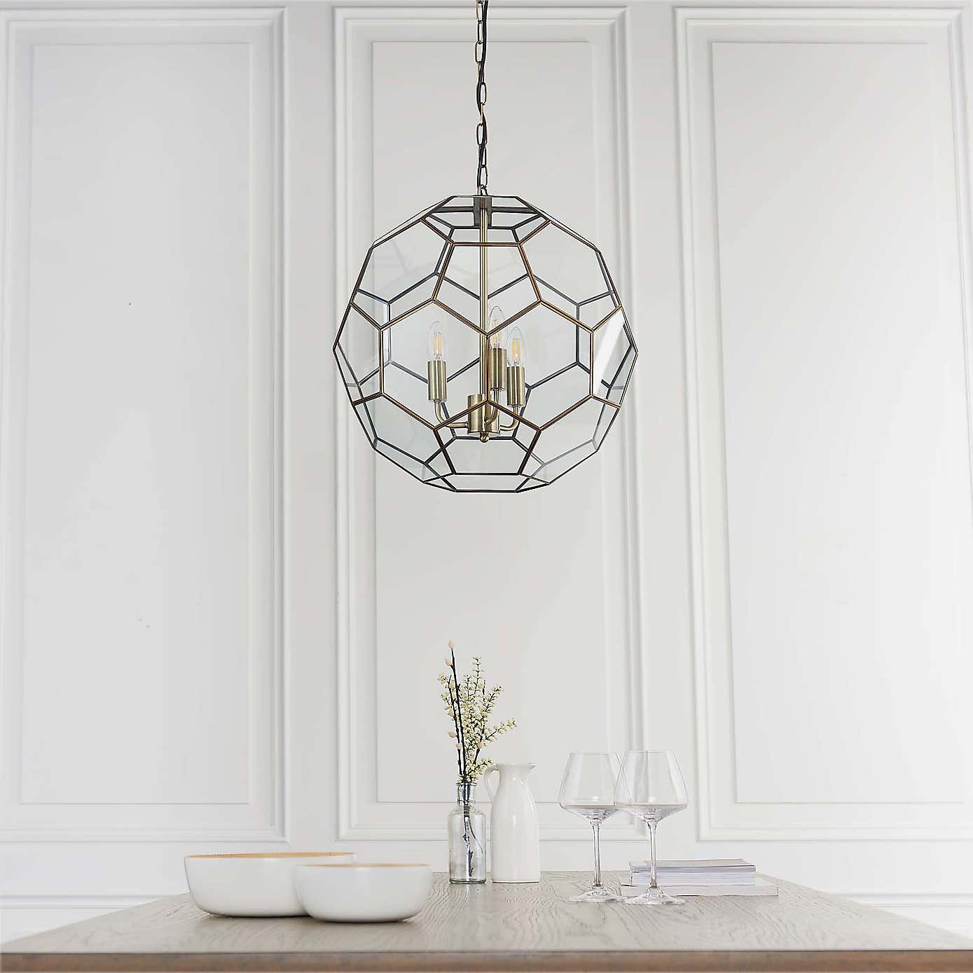 Vogue Hillier 3 Light Pendant
