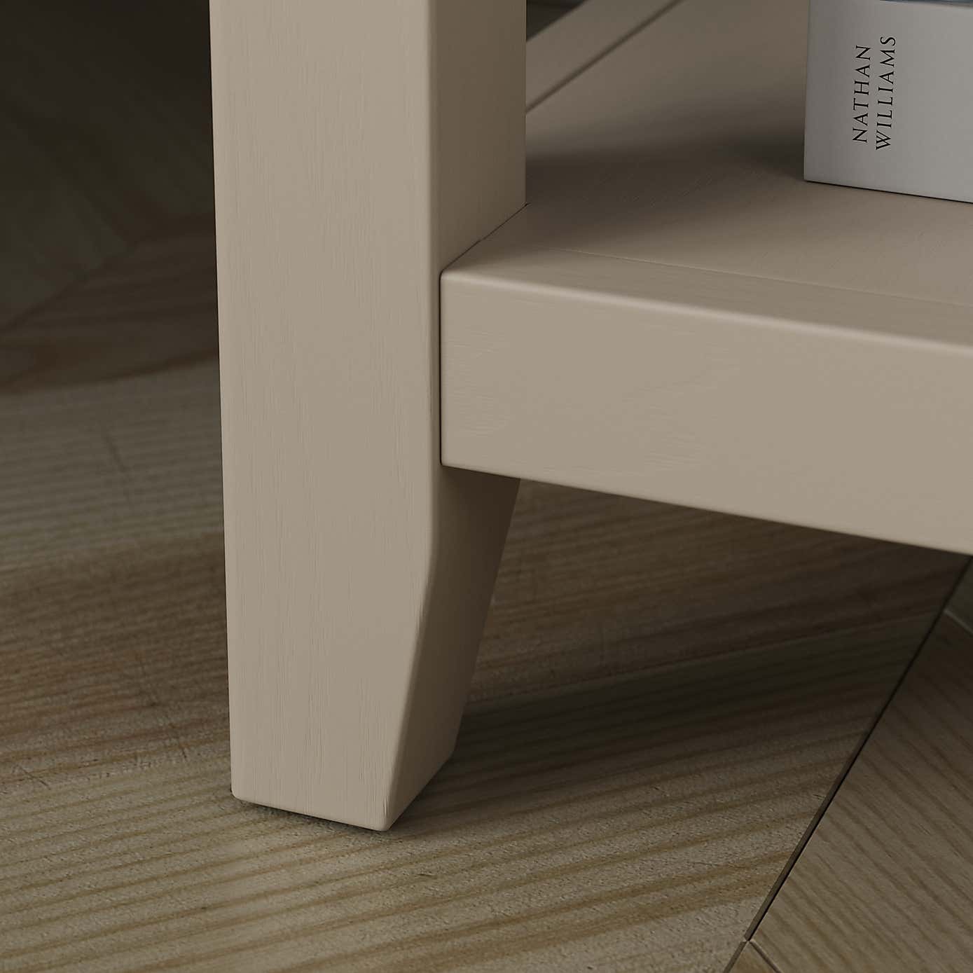 Luxe 1 Drawer Slim Bedside Table