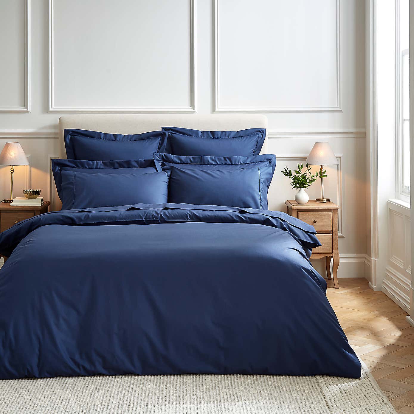 Dorma Egyptian Cotton 400 Thread Count Percale Housewife Pillowcase