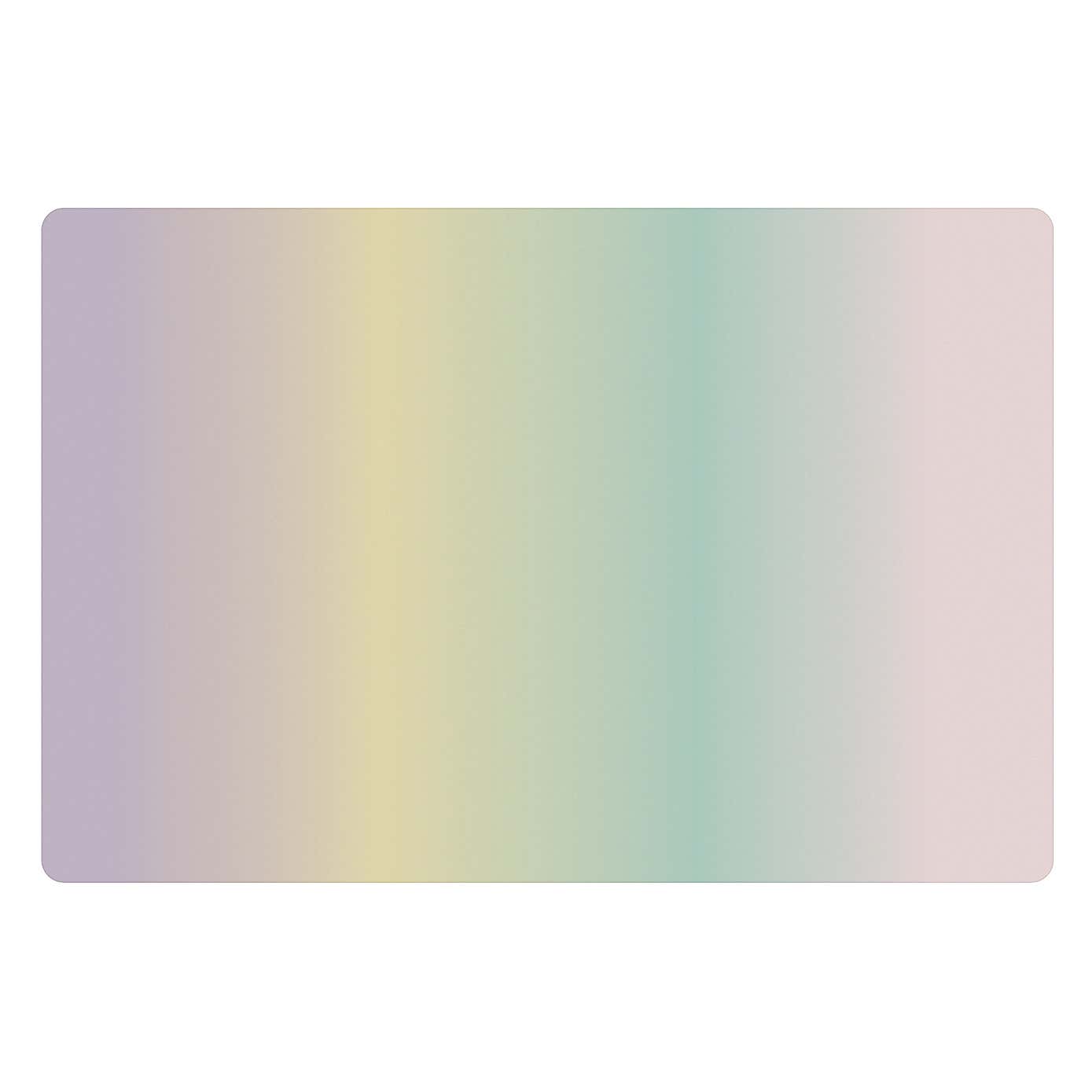 Recycled Faux Leather Rainbow Placemat