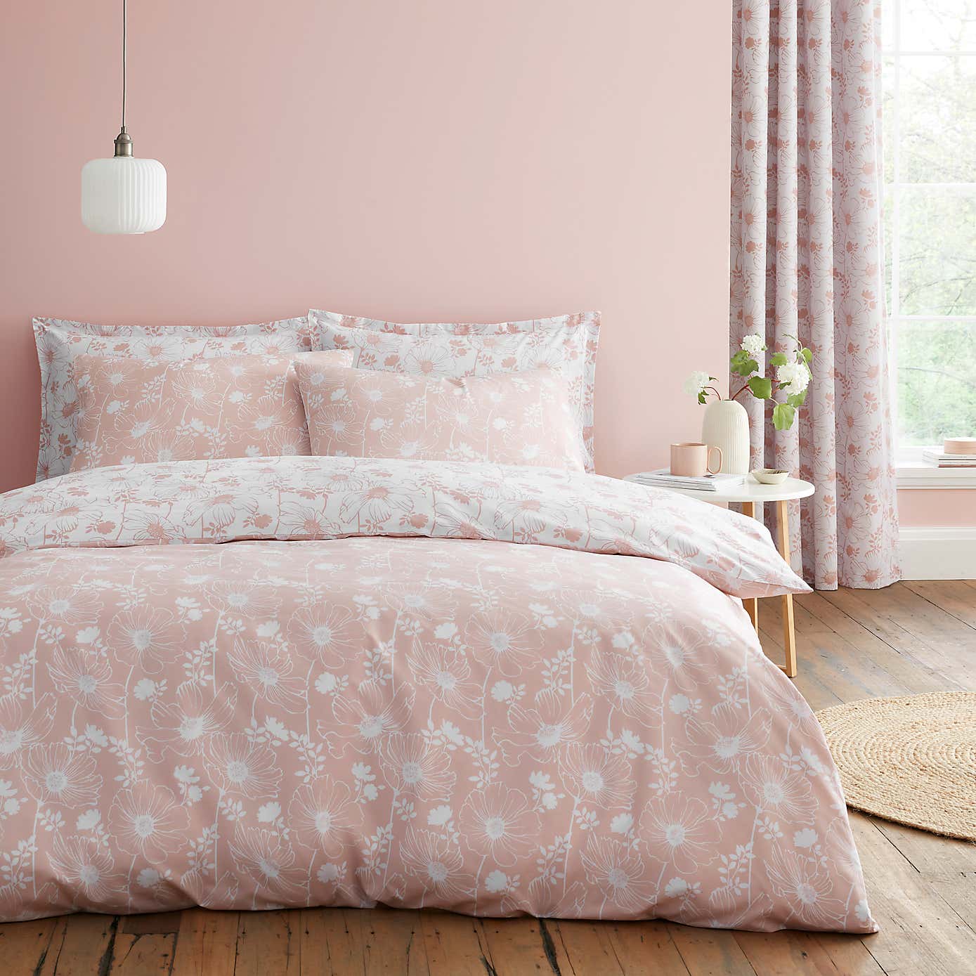 Emma Floral Duvet Cover & Pillowcase Set