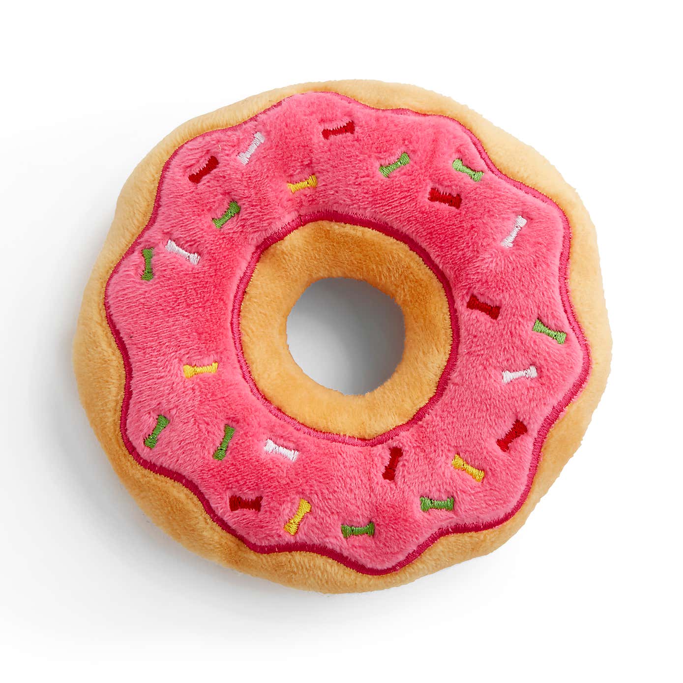 Donut Pet Toy with Squeaker