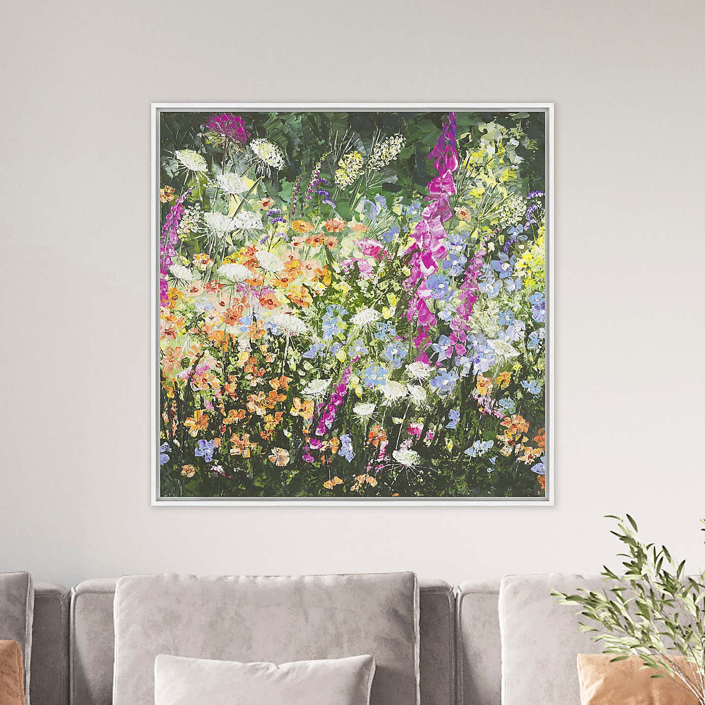 A Summer Serenade Framed Canvas