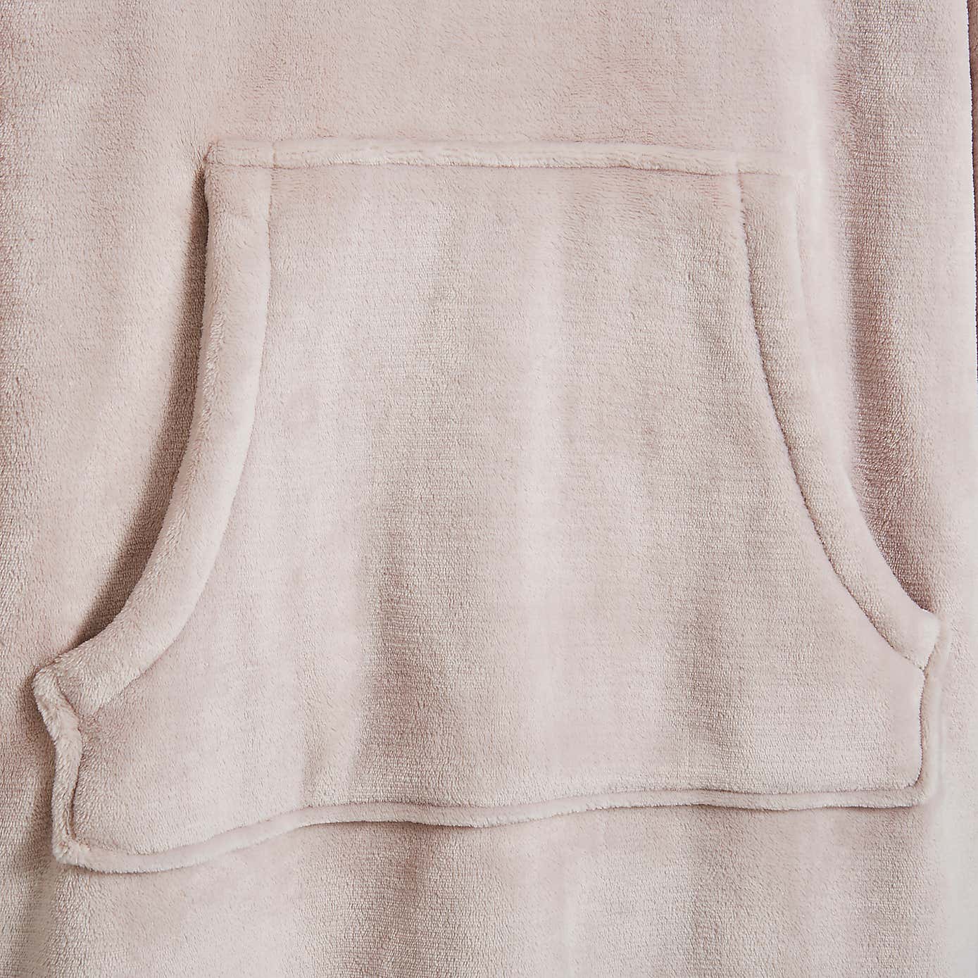 Velvet Oversized Hoodie with Fur Lining