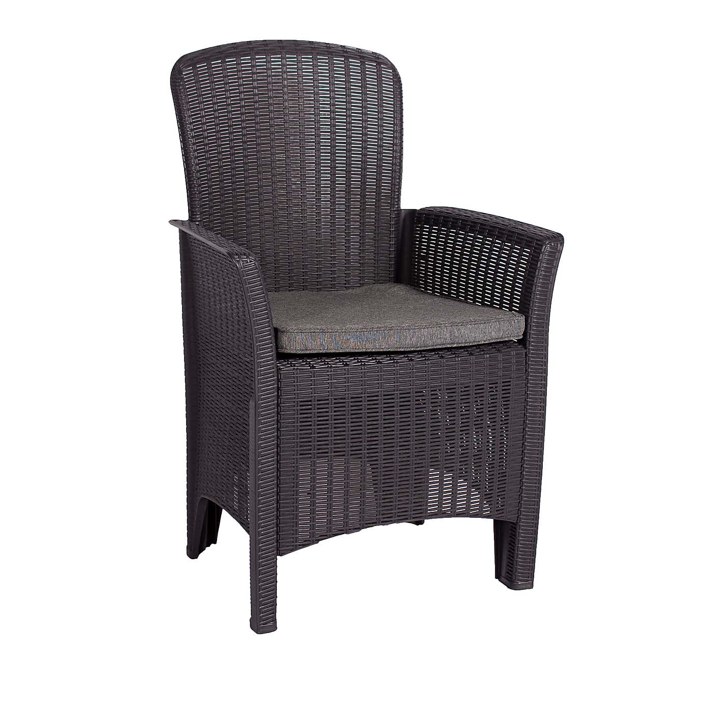 Faro 2 Seater Black Bistro Set
