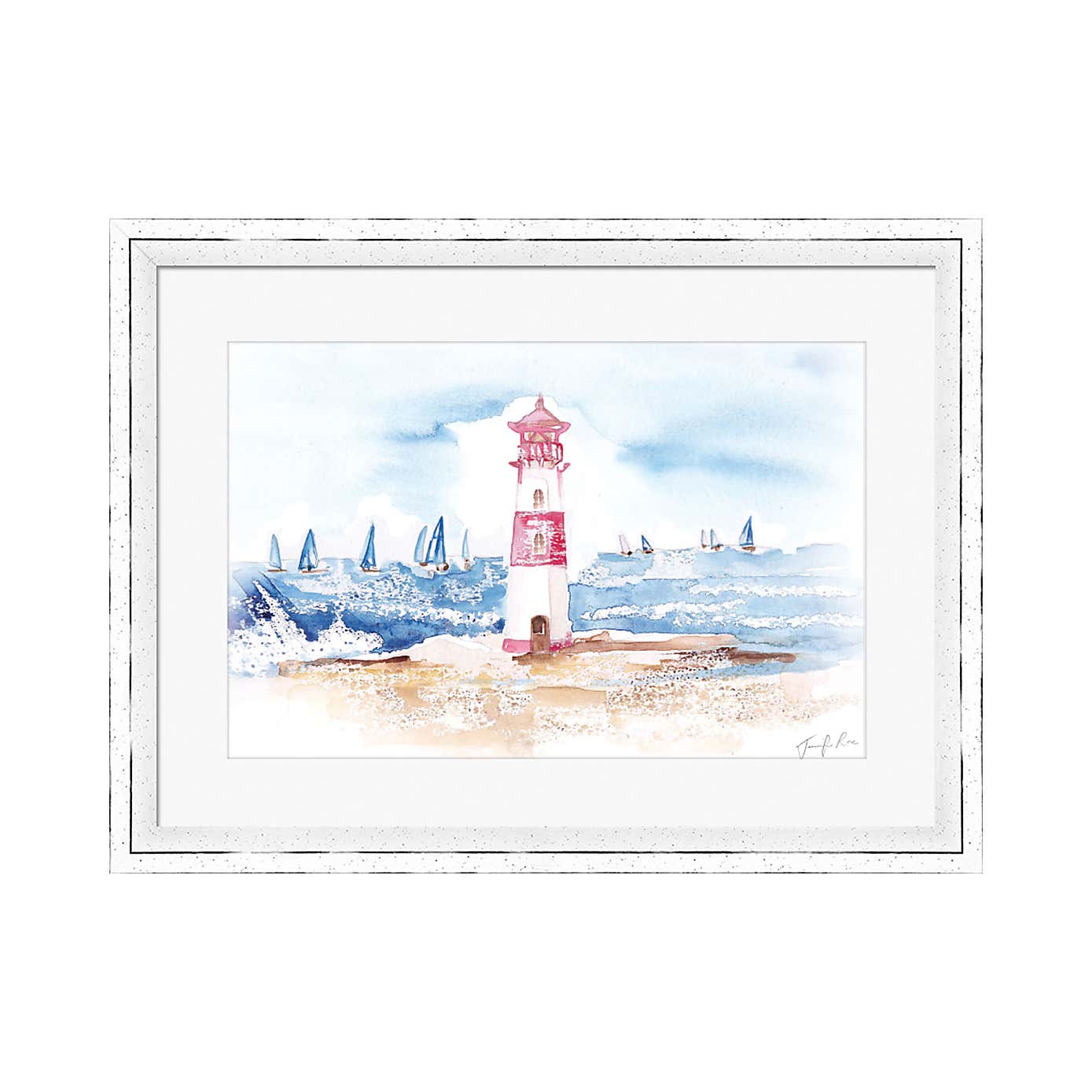The Art Group Lighthouse Framed Print