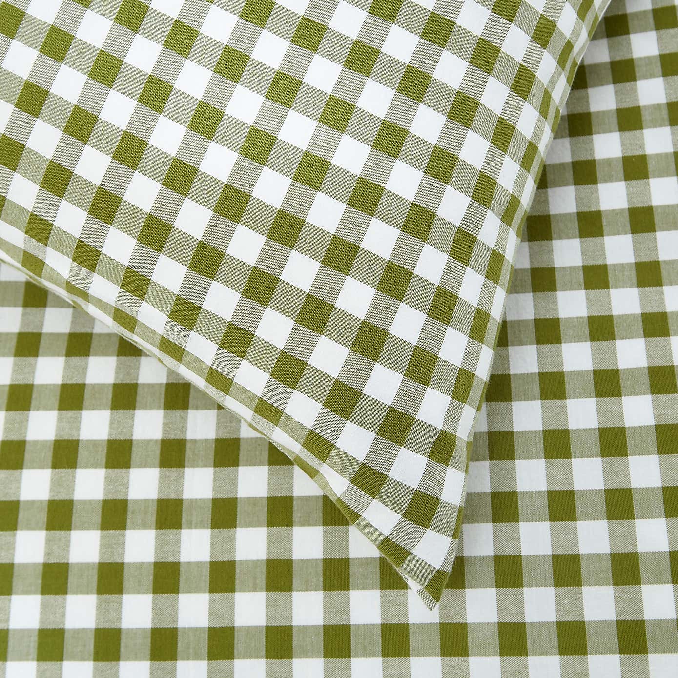 Portloe Woven Gingham Duvet Cover & Pillowcase Set