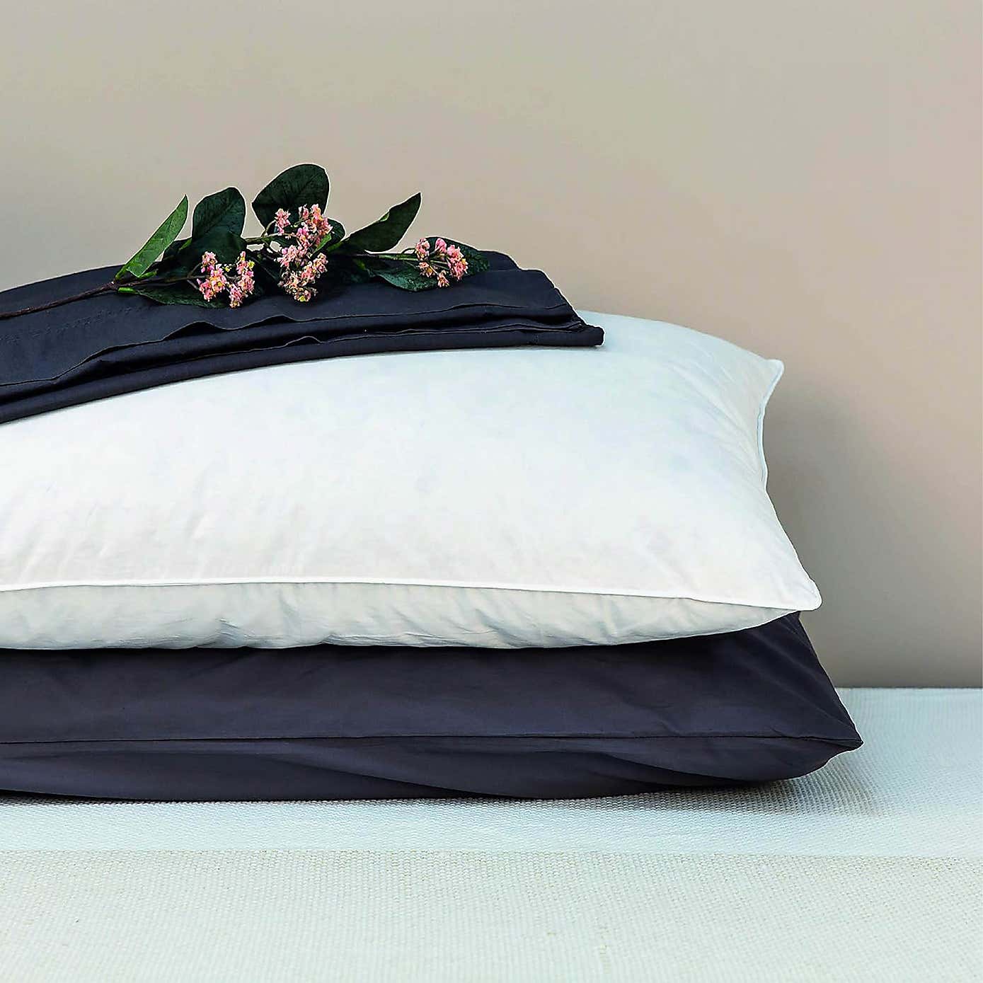 Snuggledown Hotel Goose Feather and Down Back Sleeper Pillow