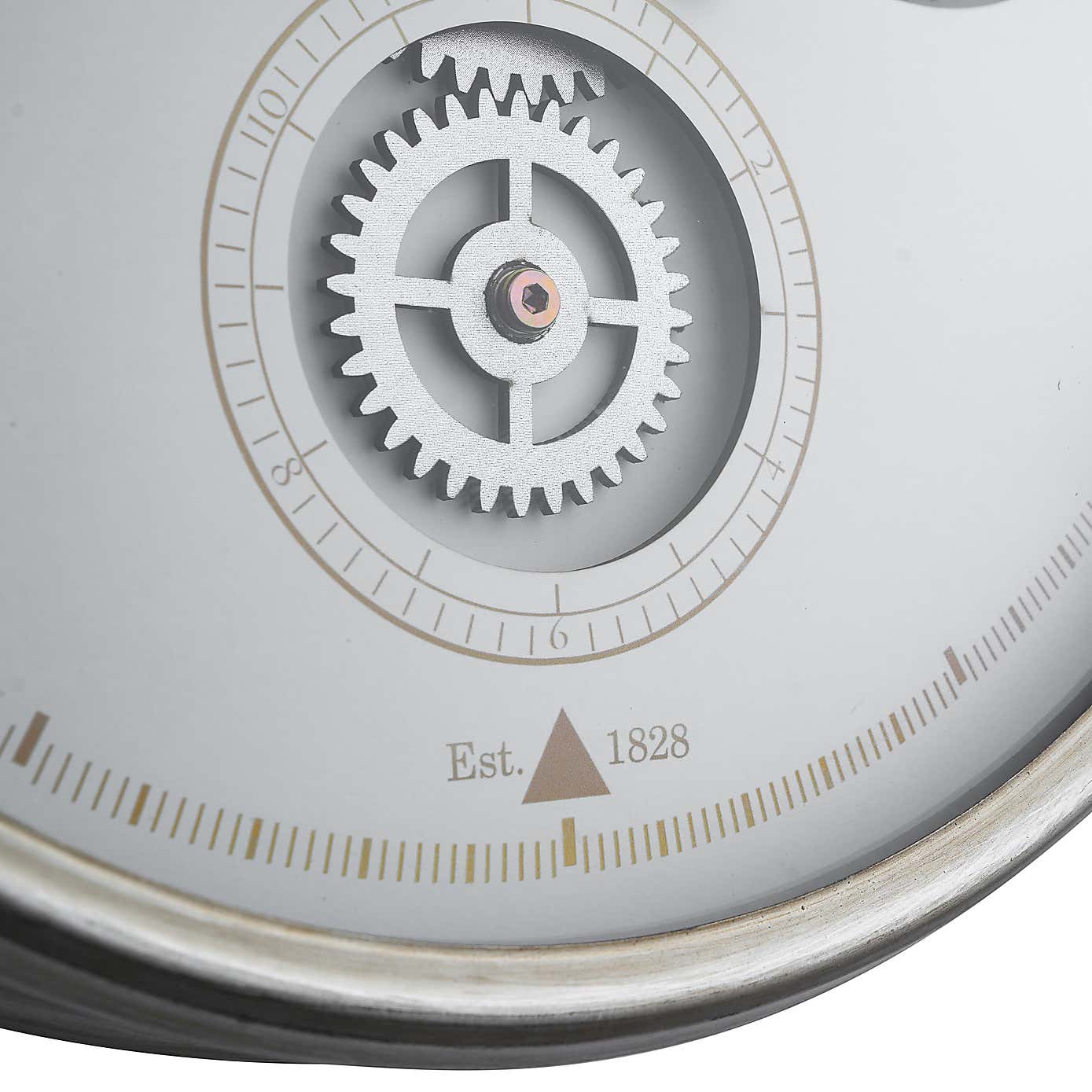 Metal Cog Wall Clock