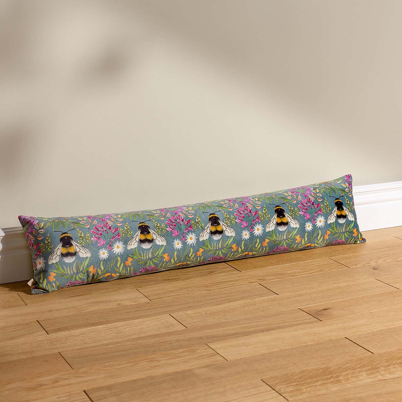 House of Bloom Zinnia Bee Blue Draught Excluder