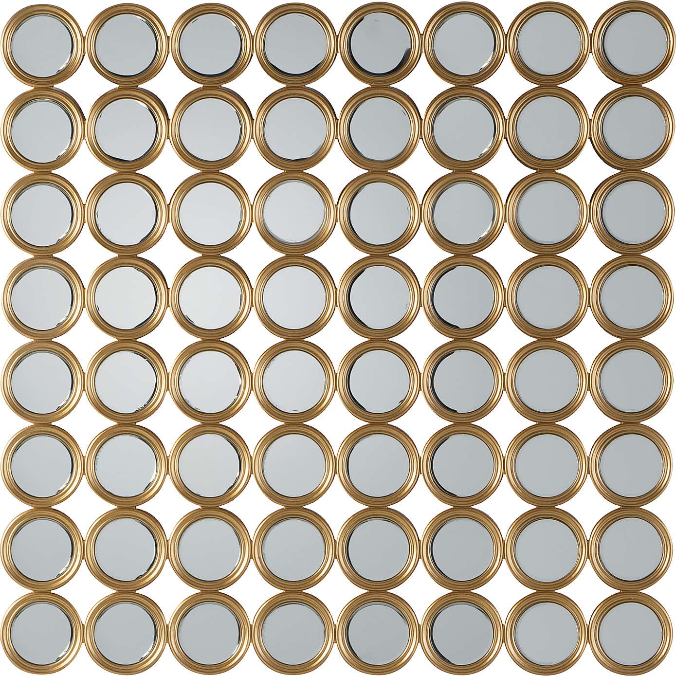 Larysa Circles Square Wall Mirror