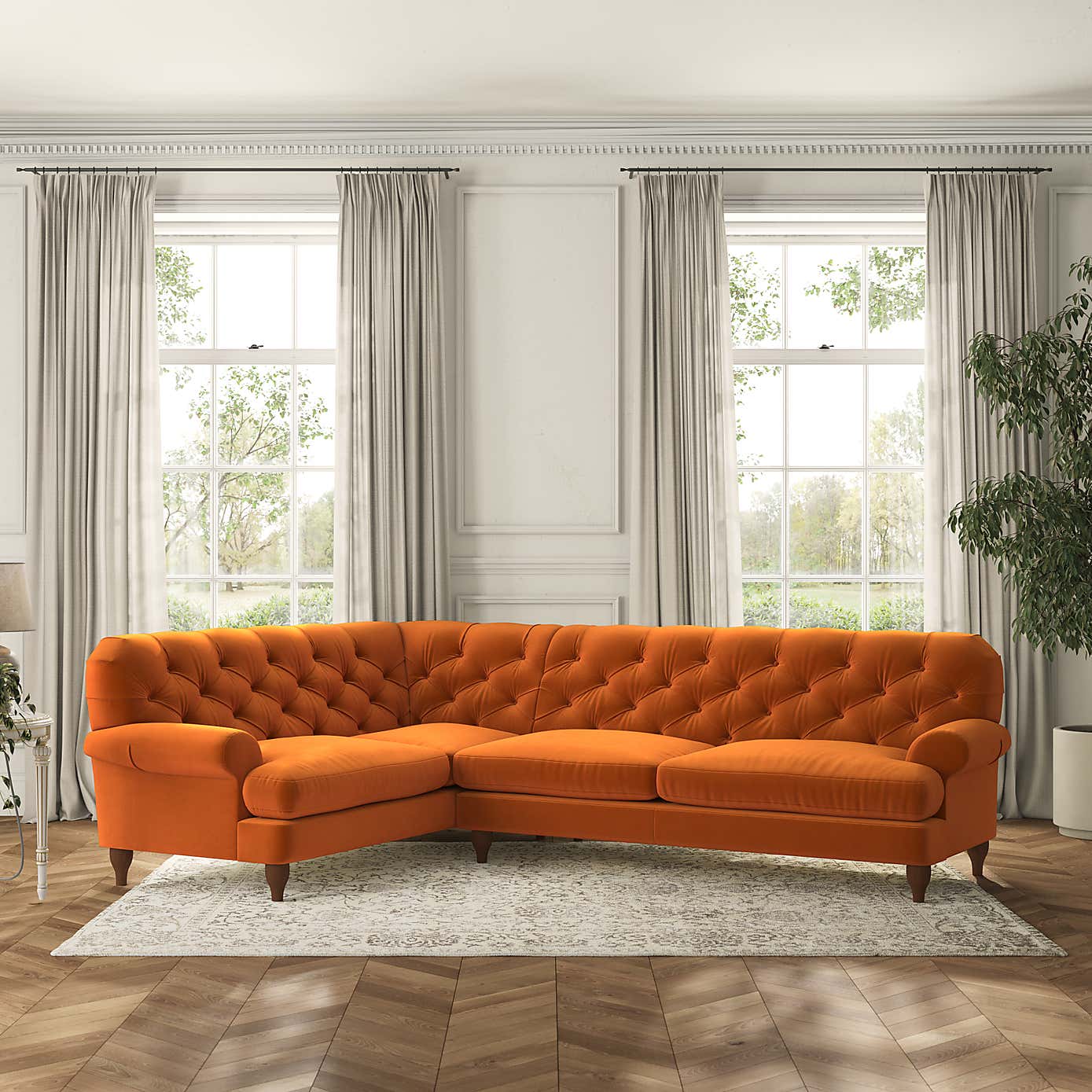 Canterbury 4 Seater Corner Sofa