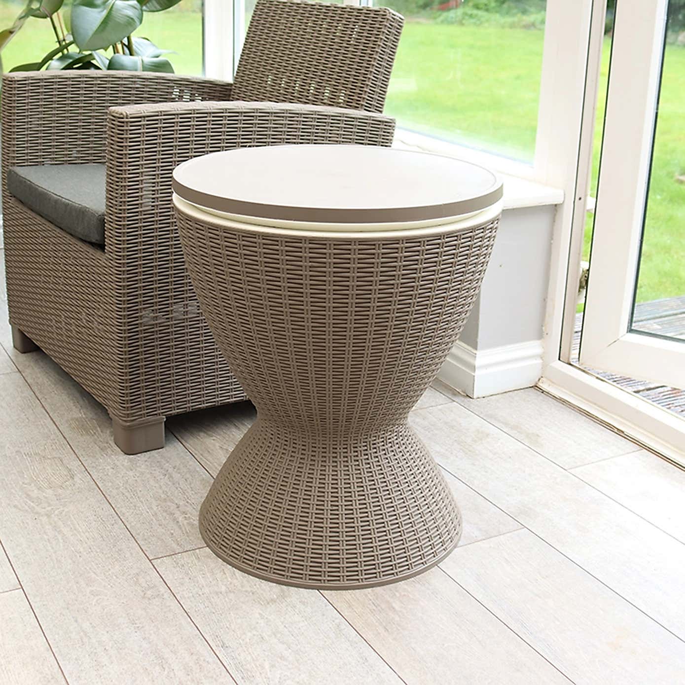 A.Mir Adjustable Ice Bucket Table