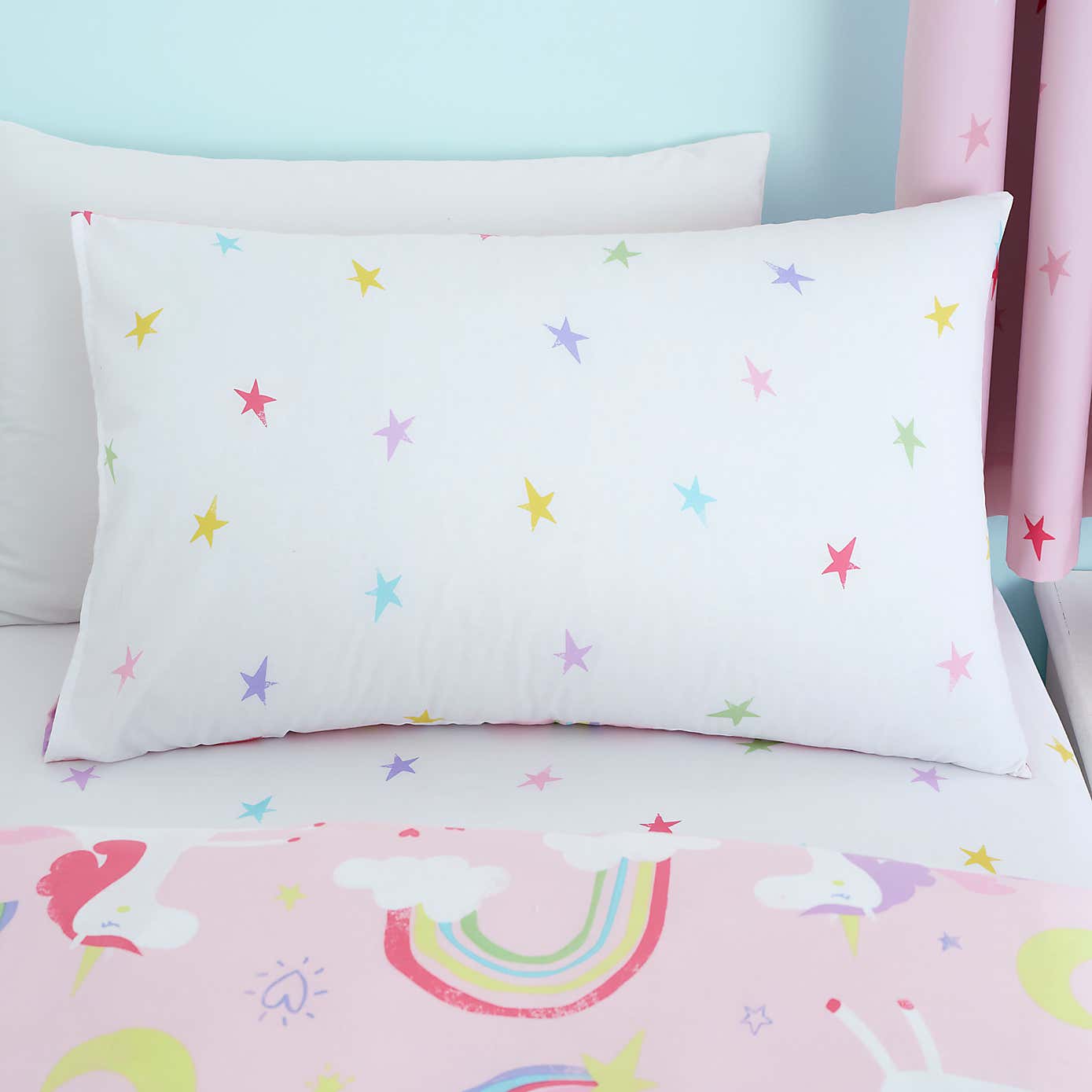 Unicorn Stars Pack of 2 Duvet Cover and Pillowcase Sets