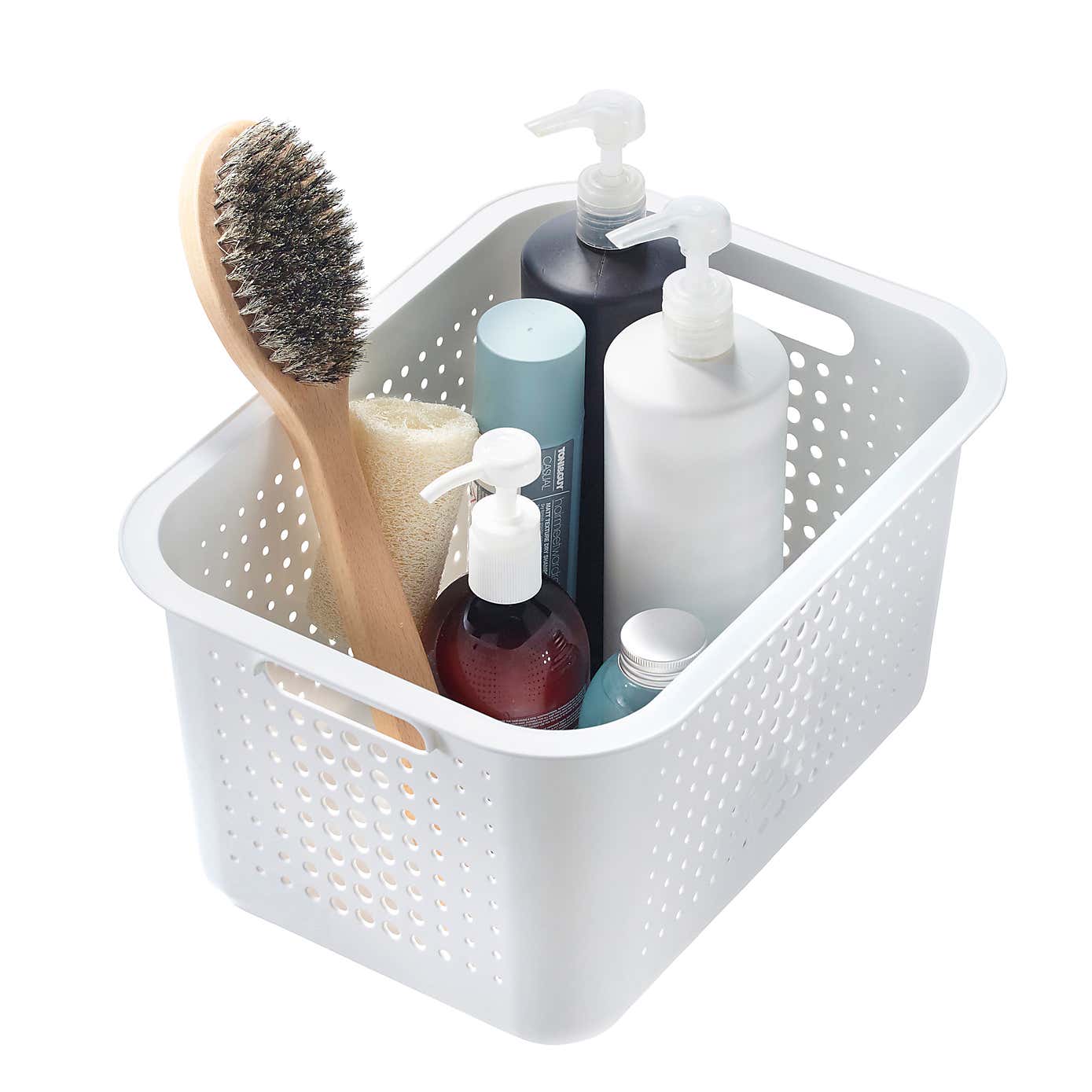 SmartStore Plastic Storage Basket with Handles