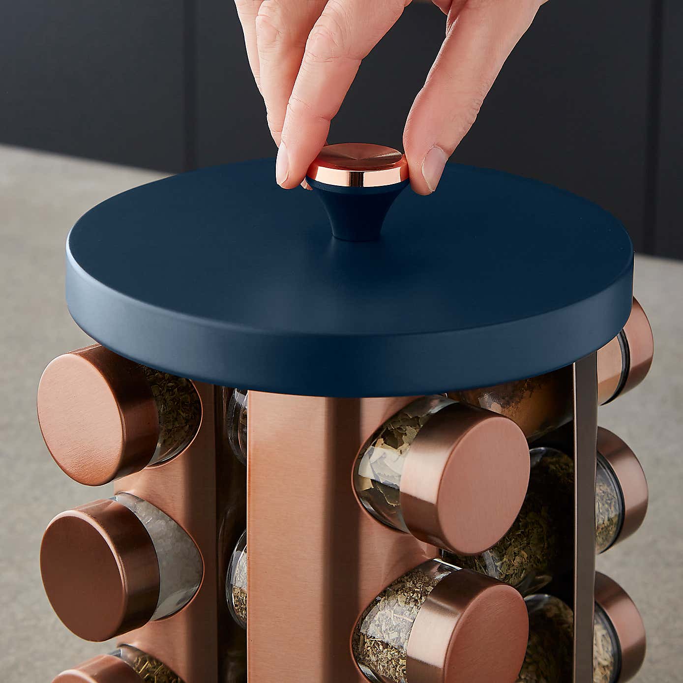 Tower Cavaletto 12 Jar Spice Rack Set