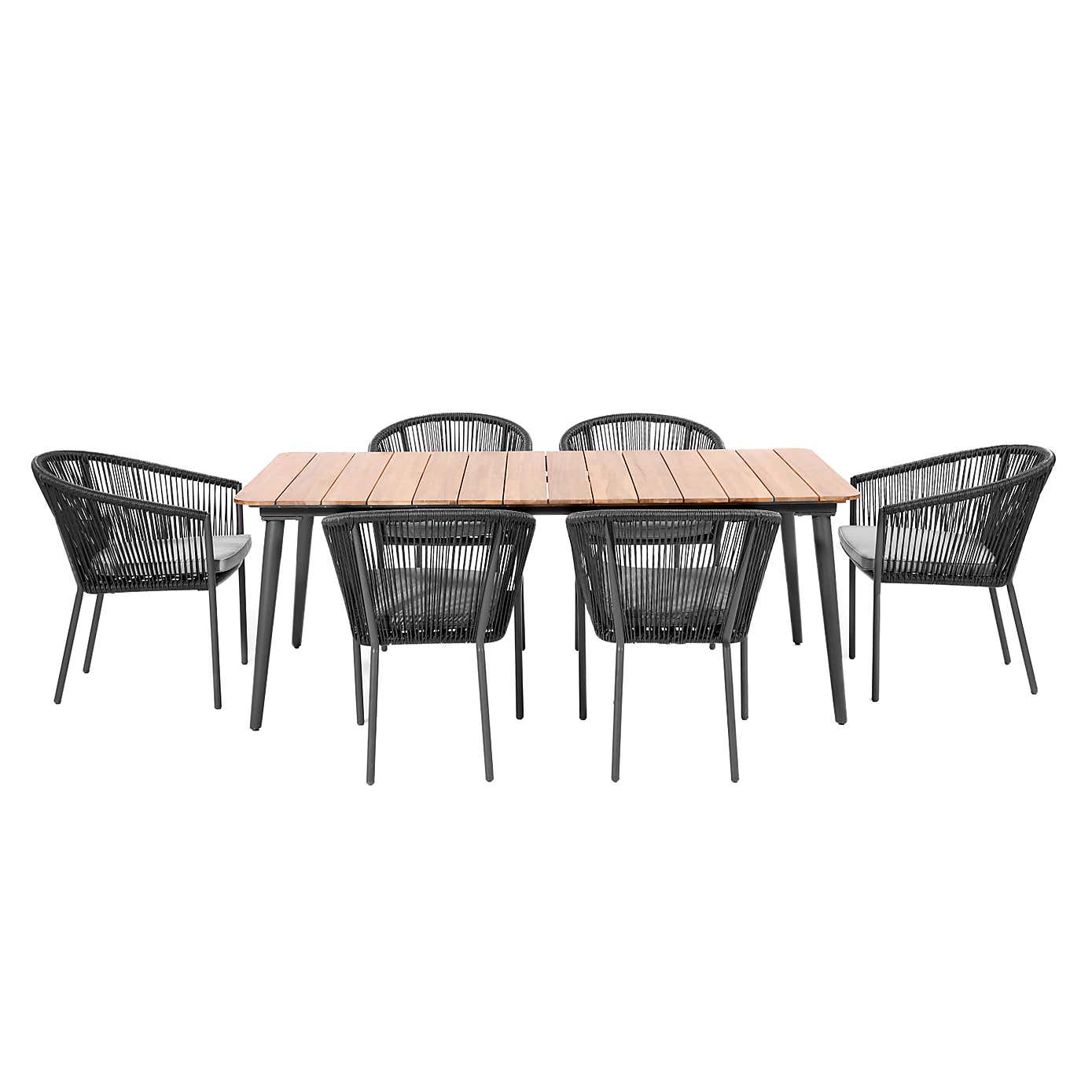 Reims Grey Garden Dining Set