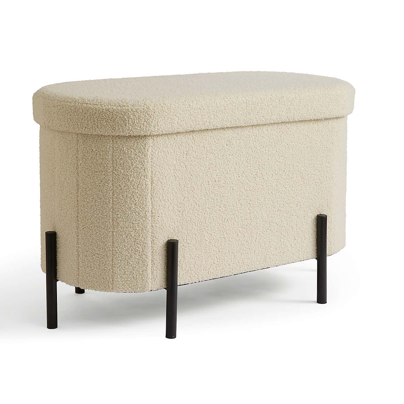 Boucle Lozenge Ottoman