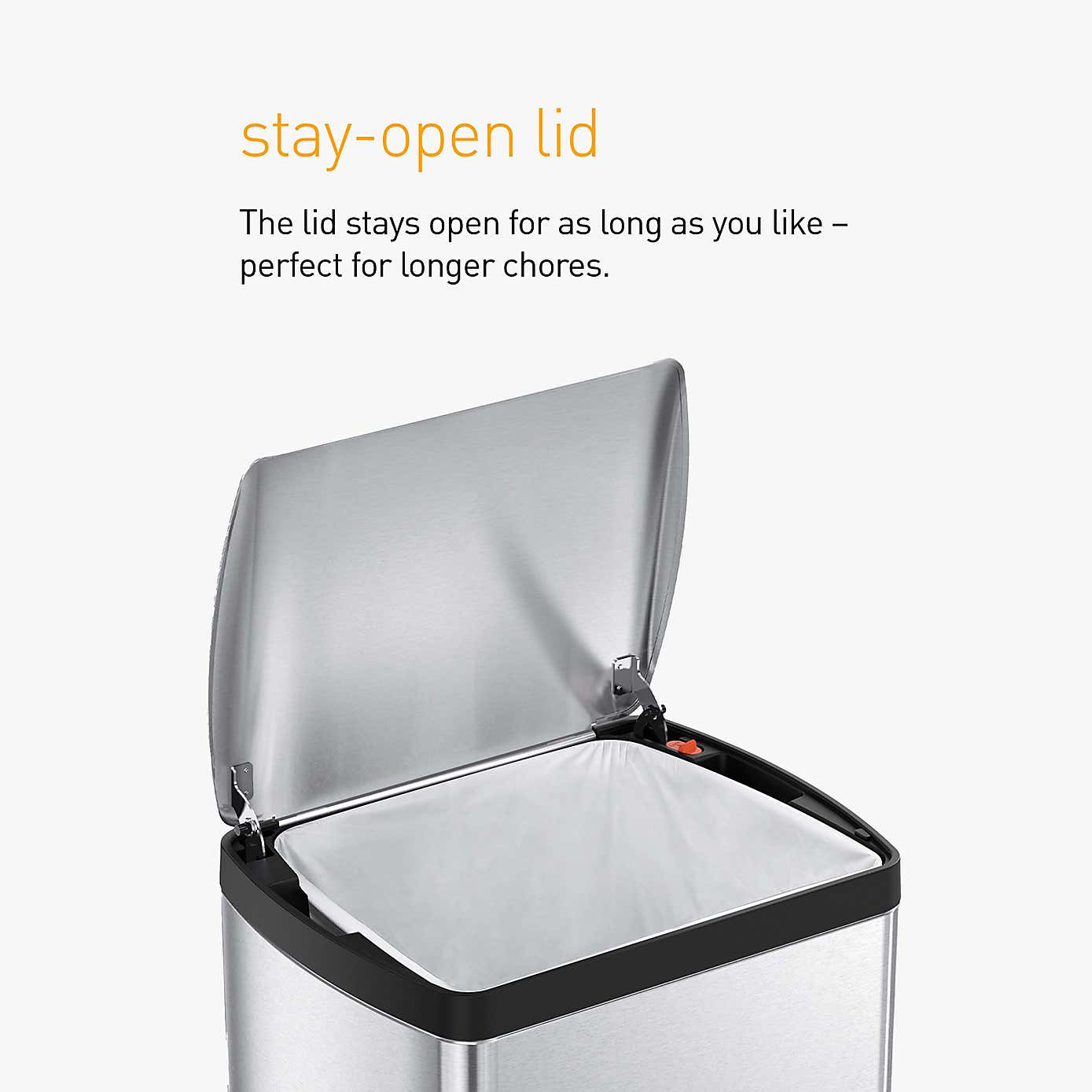 simplehuman 30 Litre Rectangular Pedal Bin