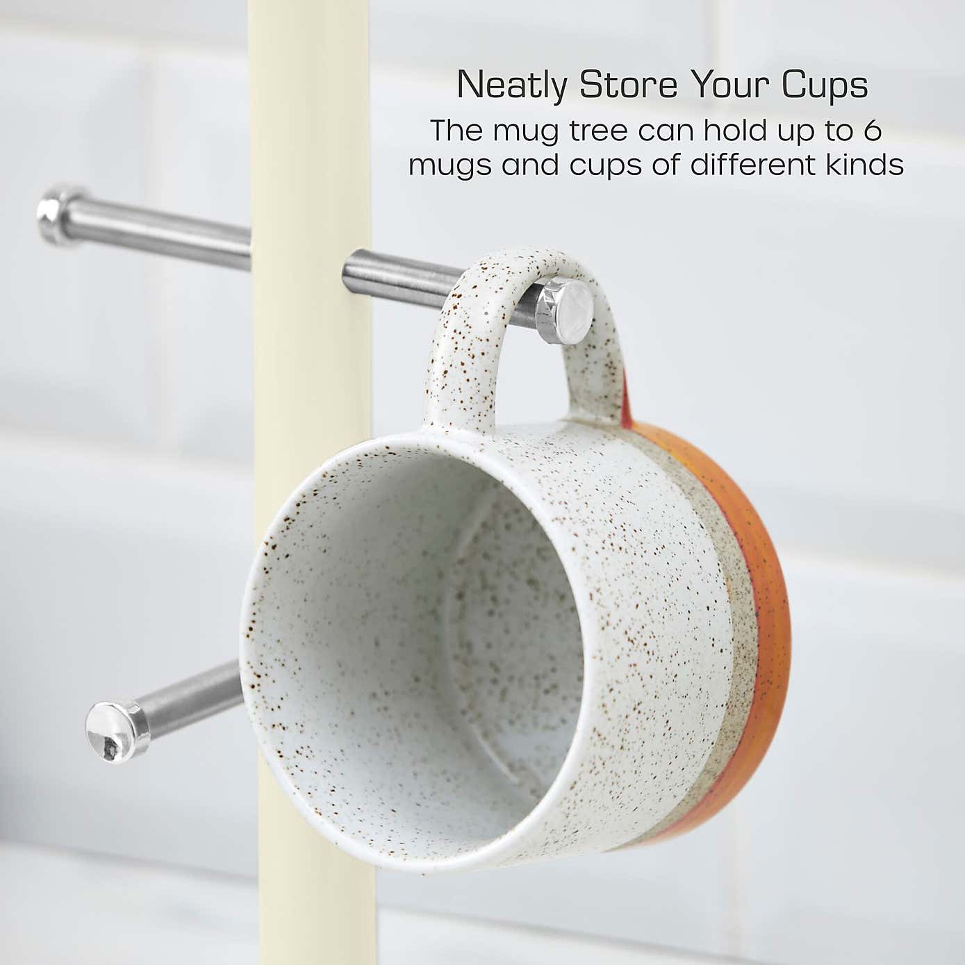 Swan Towel Pole and Mug Tree Set