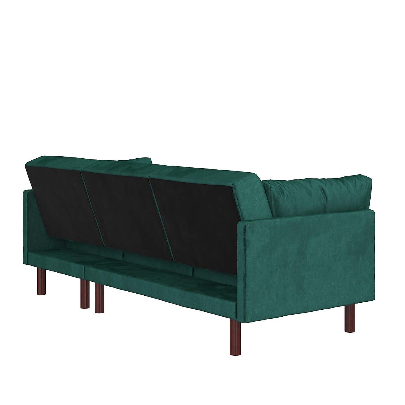 Clair Velvet Sprung Seat Sectional Sofa