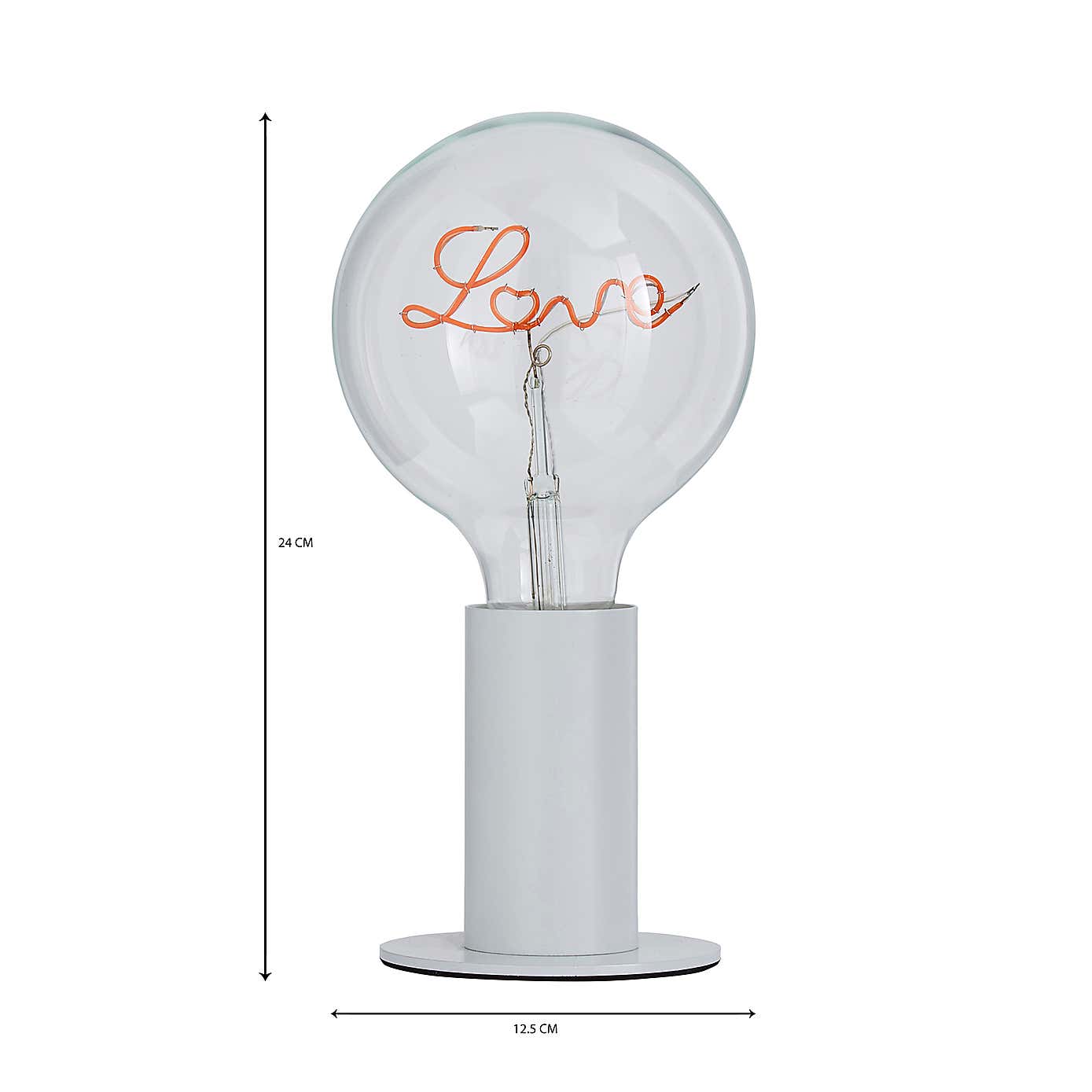 Eban White Table Lamp