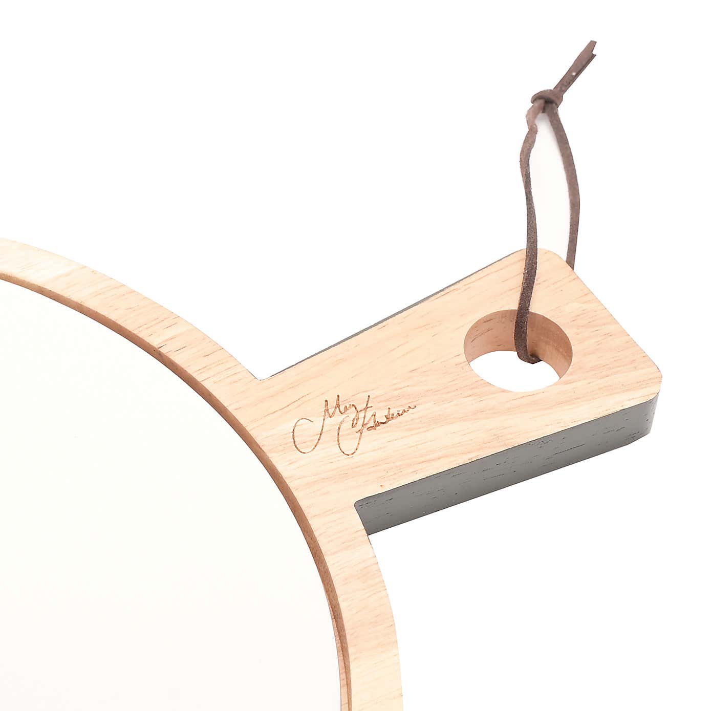 Meg Hawkins Hare Wood and Ceramic Serving Board